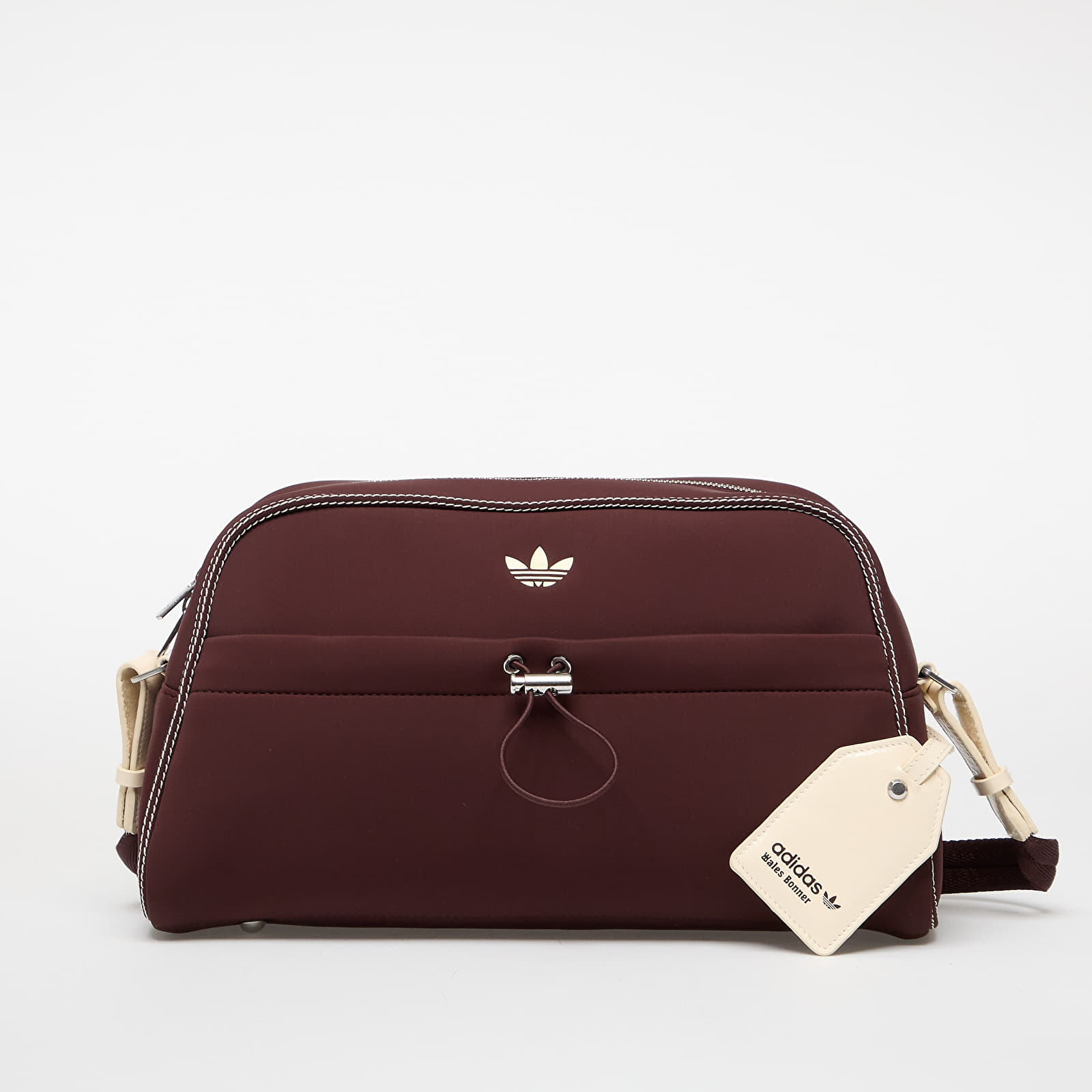 Borse a tracolla da uomo adidas x Wales Bonner Leather Bag Night Red