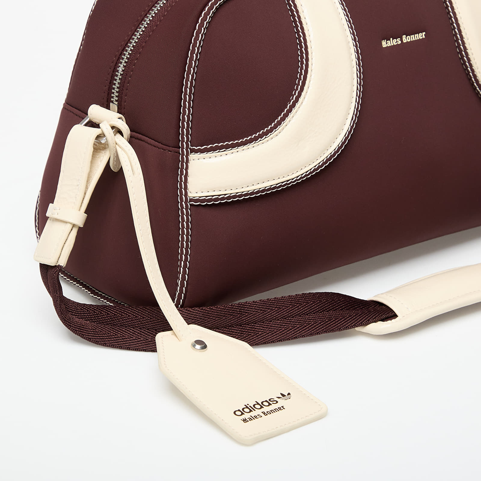 Borse a tracolla da uomo adidas x Wales Bonner Leather Bag Night Red