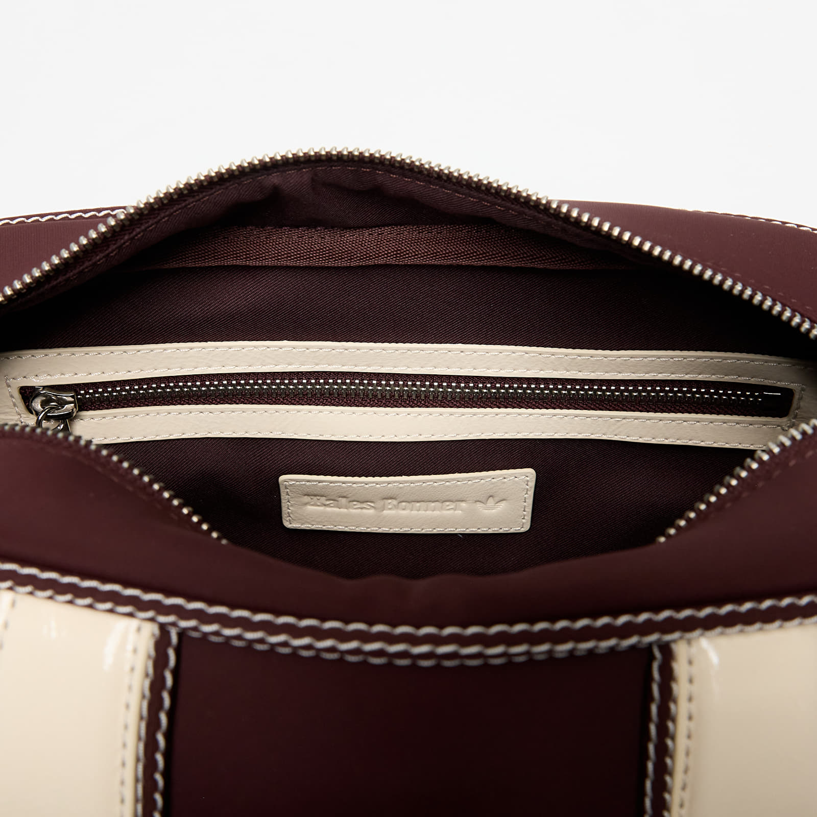 Borse a tracolla da uomo adidas x Wales Bonner Leather Bag Night Red