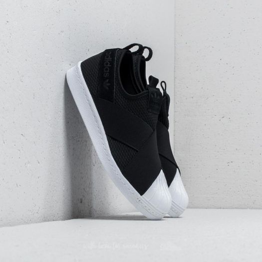Dámské tenisky a boty adidas Superstar Slip-on W Core Black/ Core Black/  Ftw White | Footshop