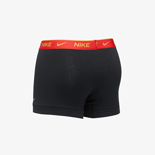 orange and black nike pro shorts