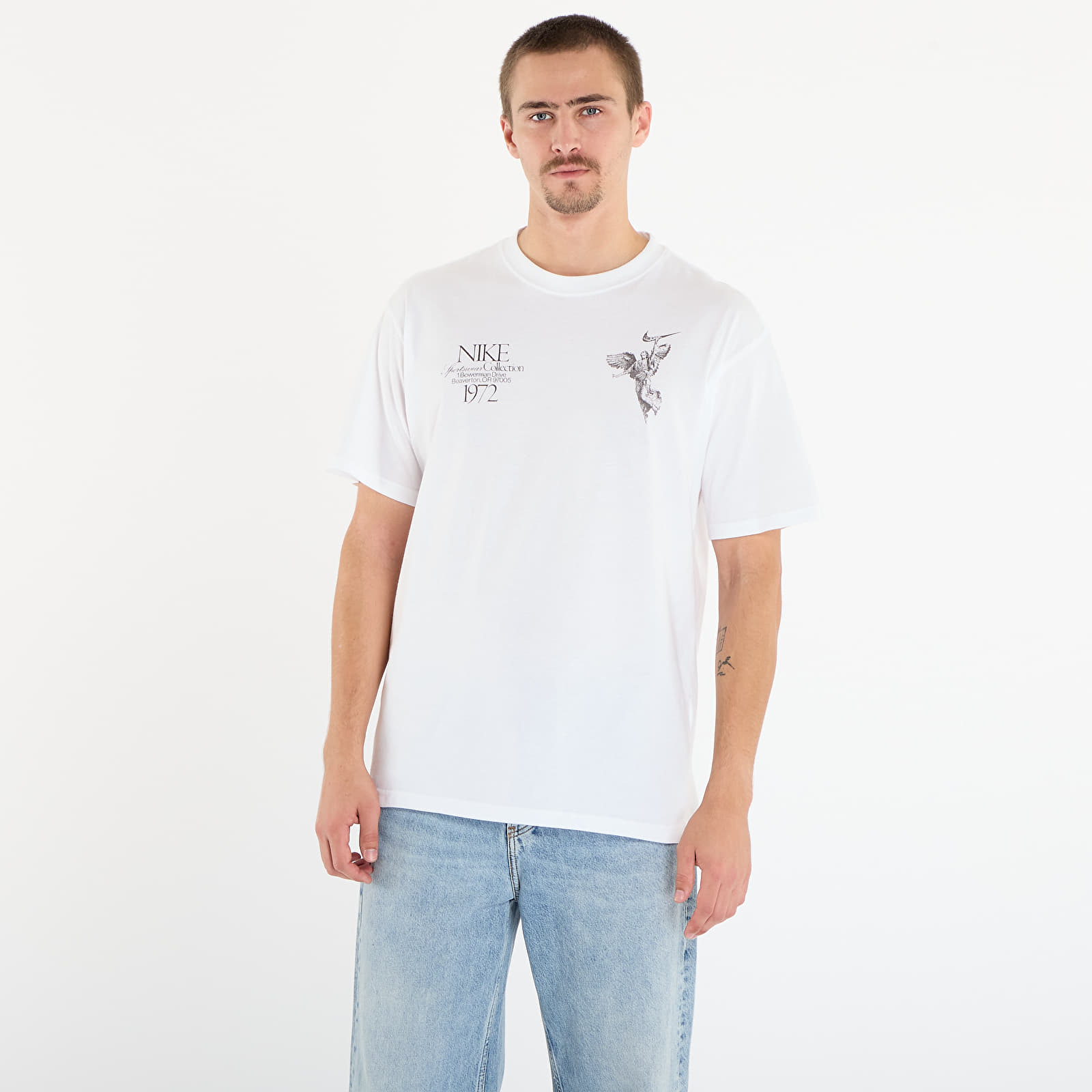 Miesten T-paidat Nike Sportswear Max90 T-Shirt White