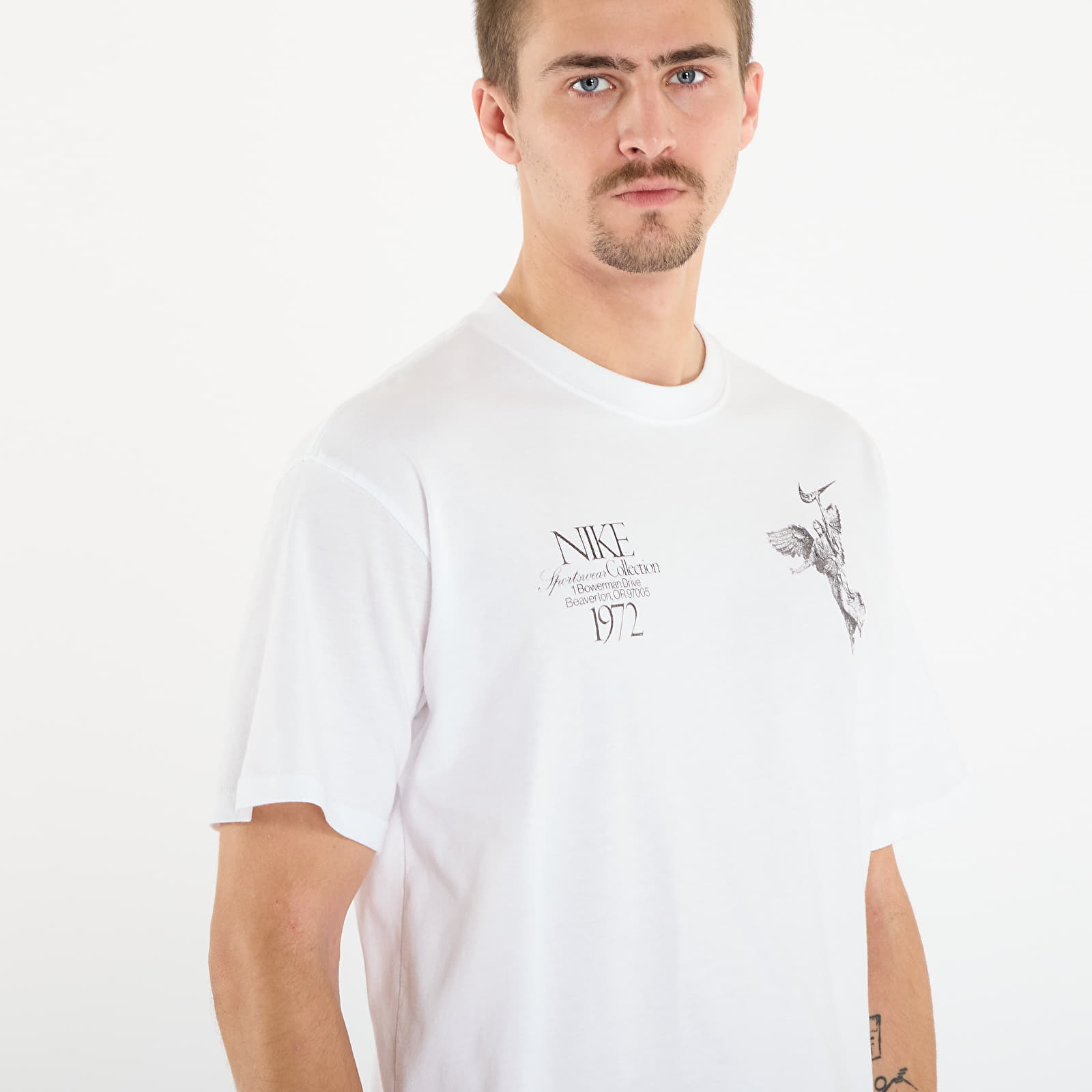 Miesten T-paidat Nike Sportswear Max90 T-Shirt White