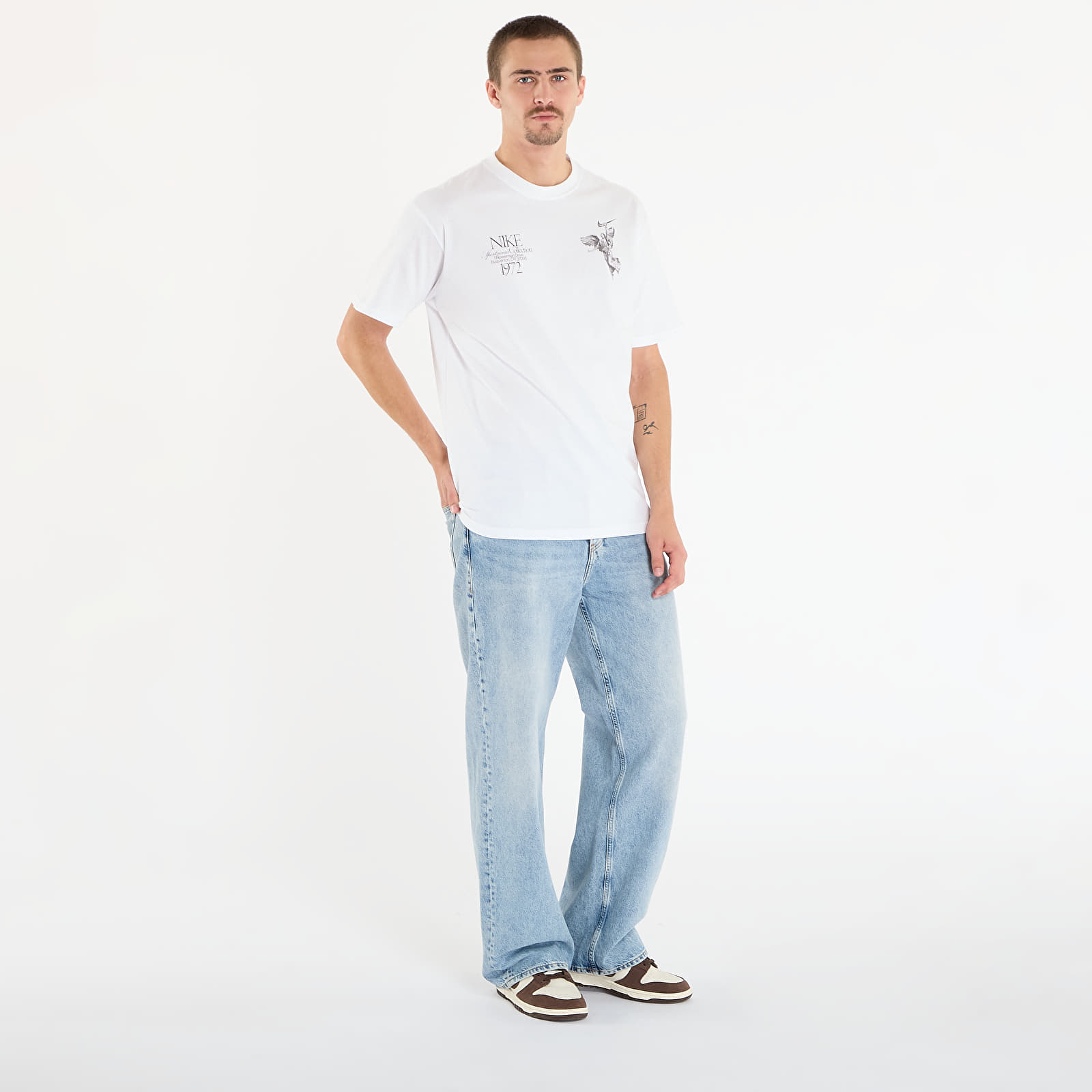 Miesten T-paidat Nike Sportswear Max90 T-Shirt White