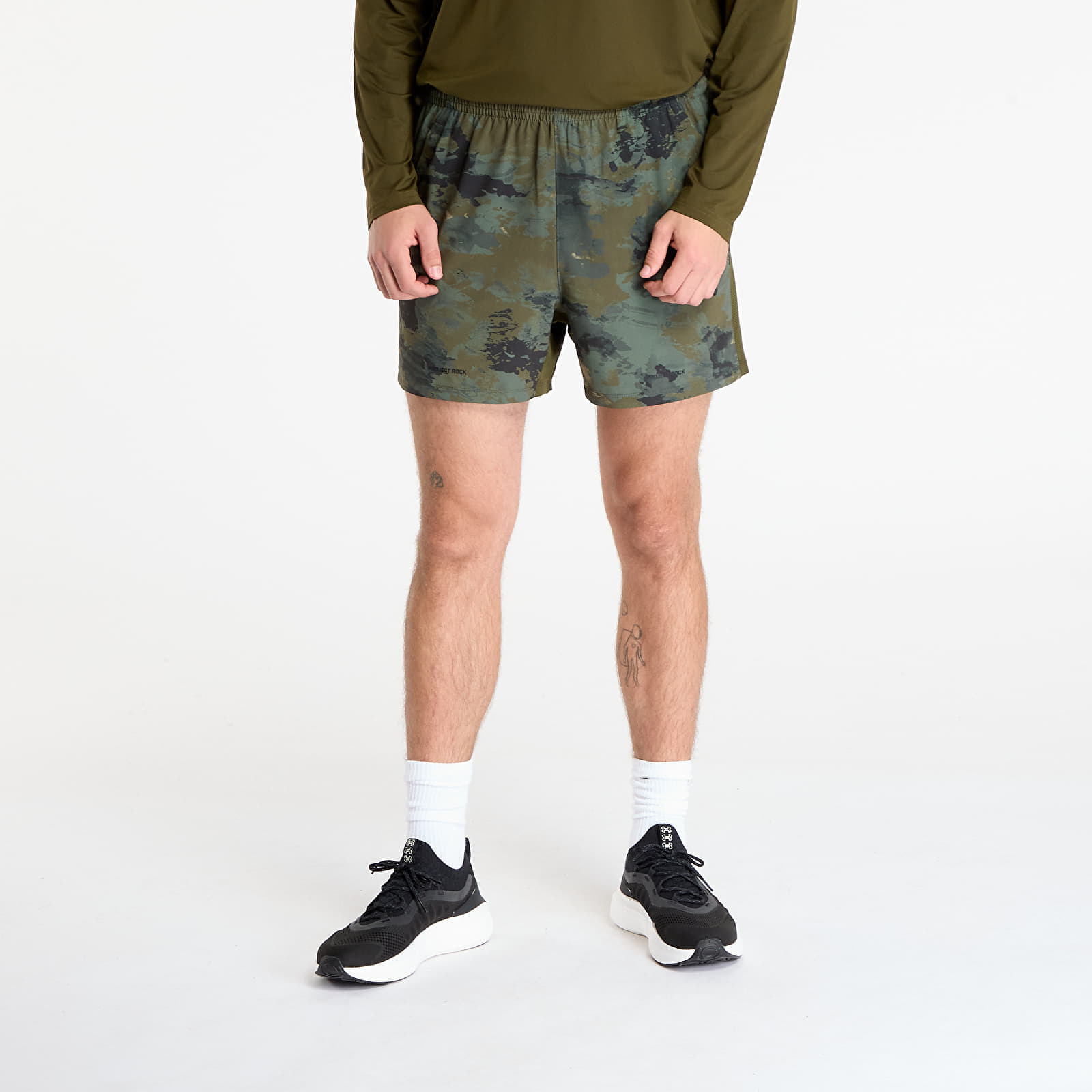 Pantaloni scurți Under Armour Project Rock Ultimate Short Green Camo S