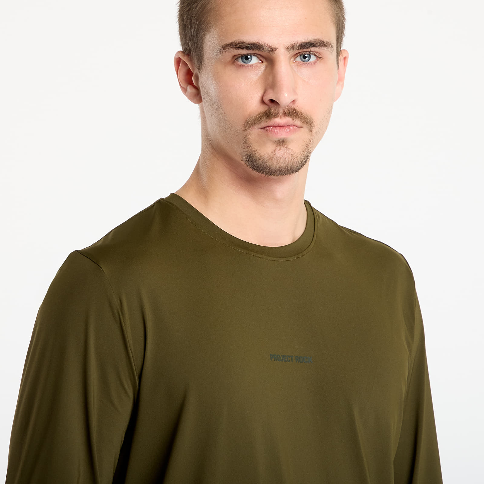 Men's T-shirts Under Armour Project Rock Iso Chill LS Green
