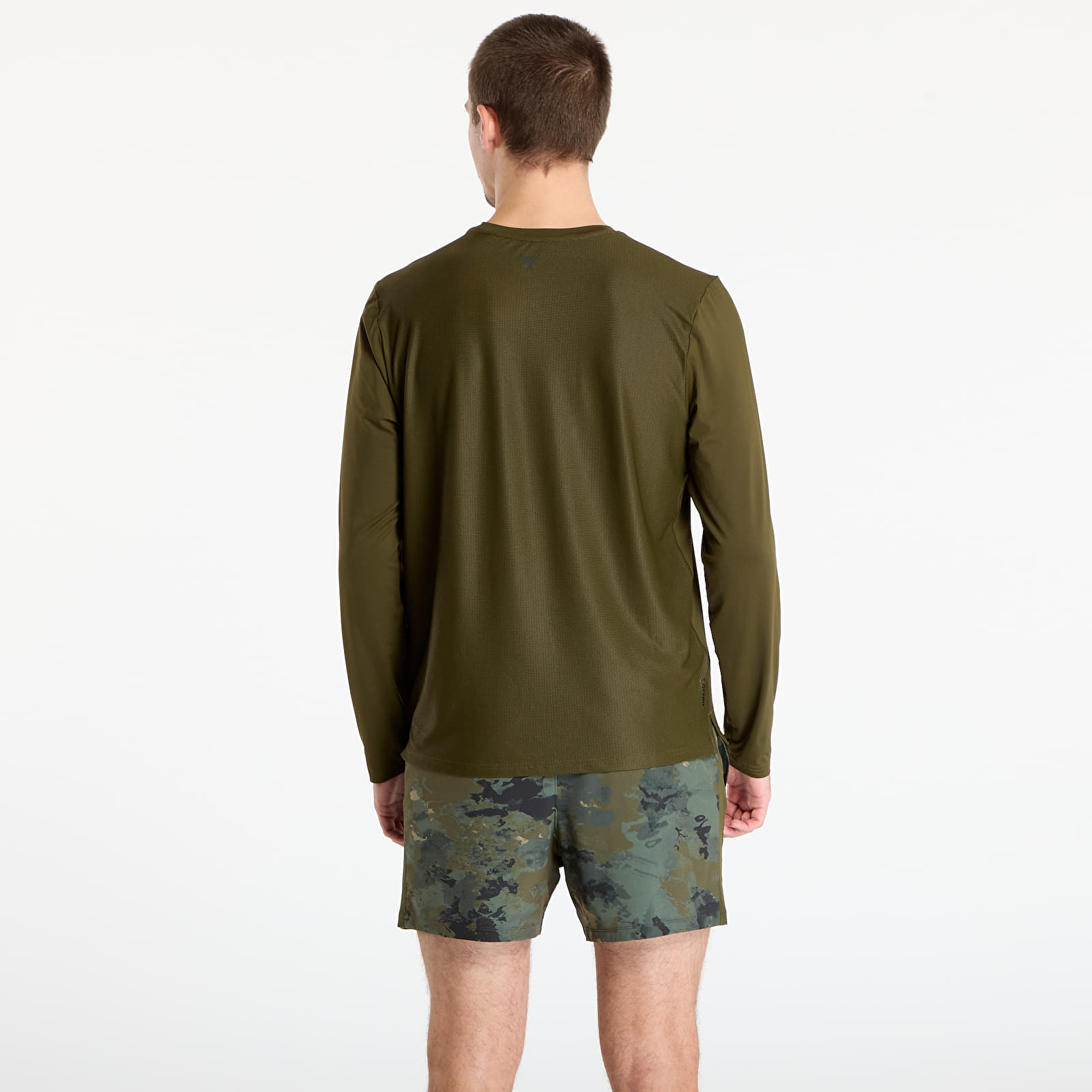 Men's T-shirts Under Armour Project Rock Iso Chill LS Green