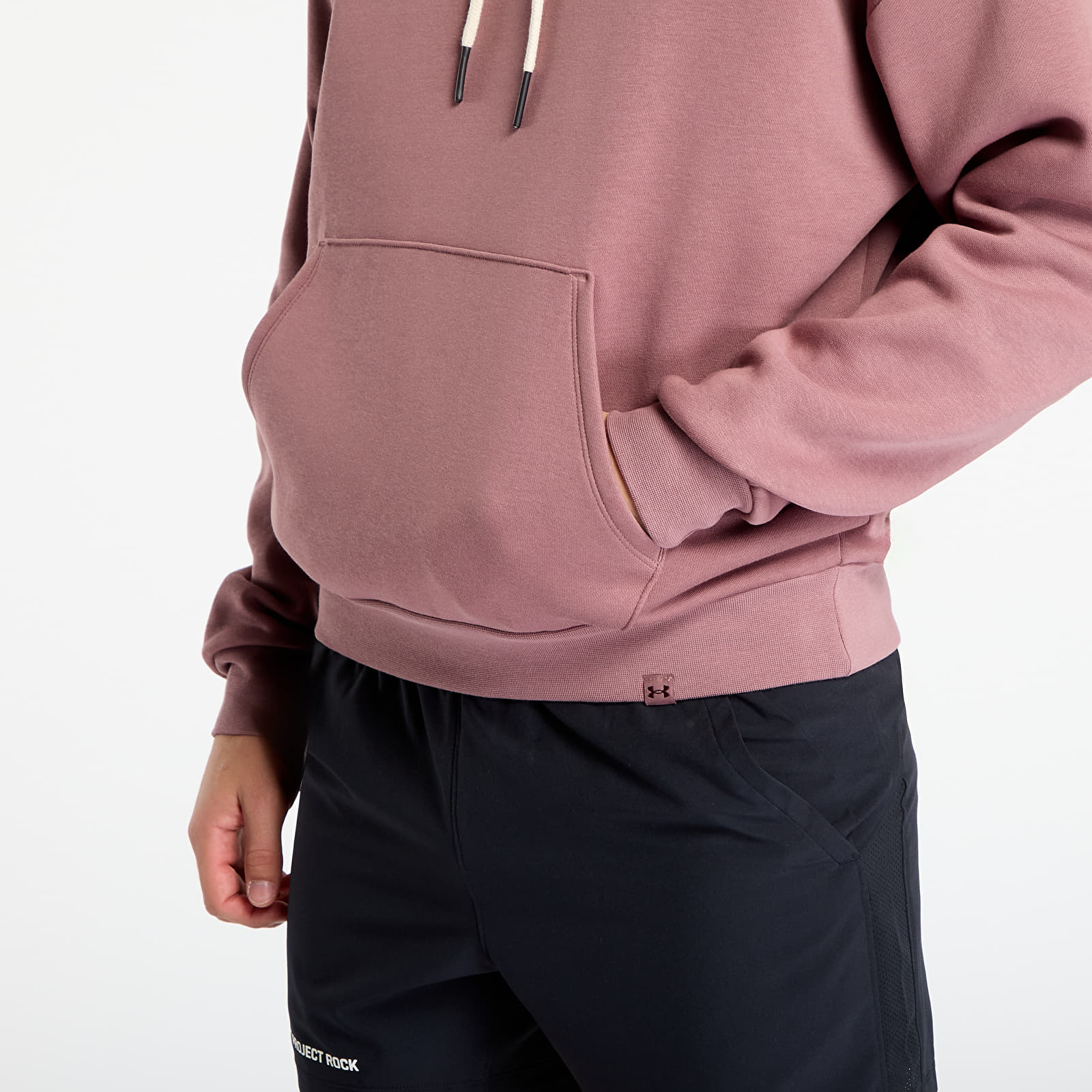 Men's hoodies Under Armour Project Rock Icon Hoodie Maroon