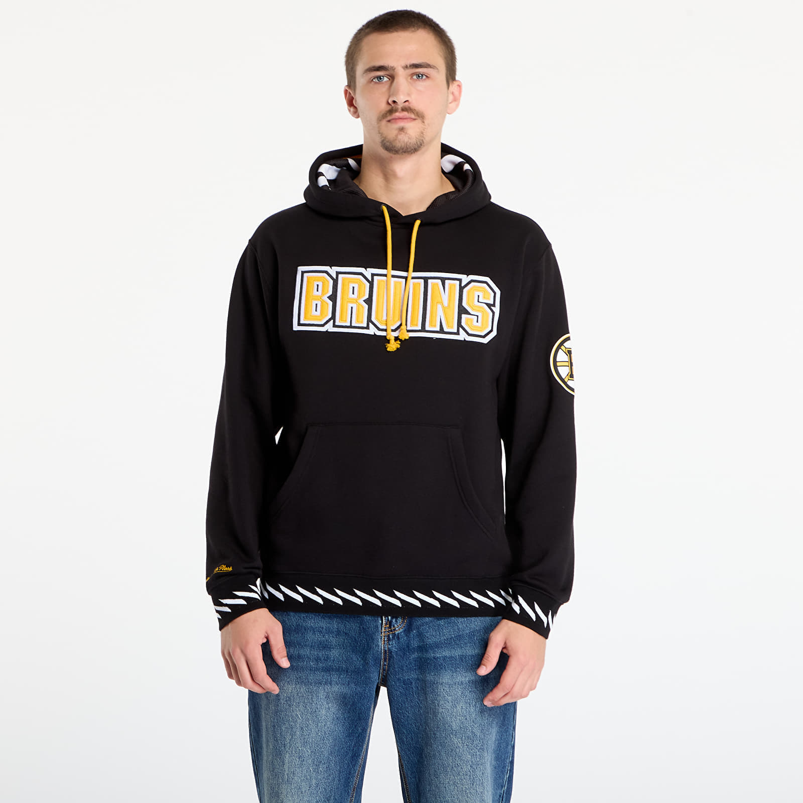 Суитшърт Mitchell & Ness NHL Playmaker Fleece Hoodie Vintage Logo Ducks Black M