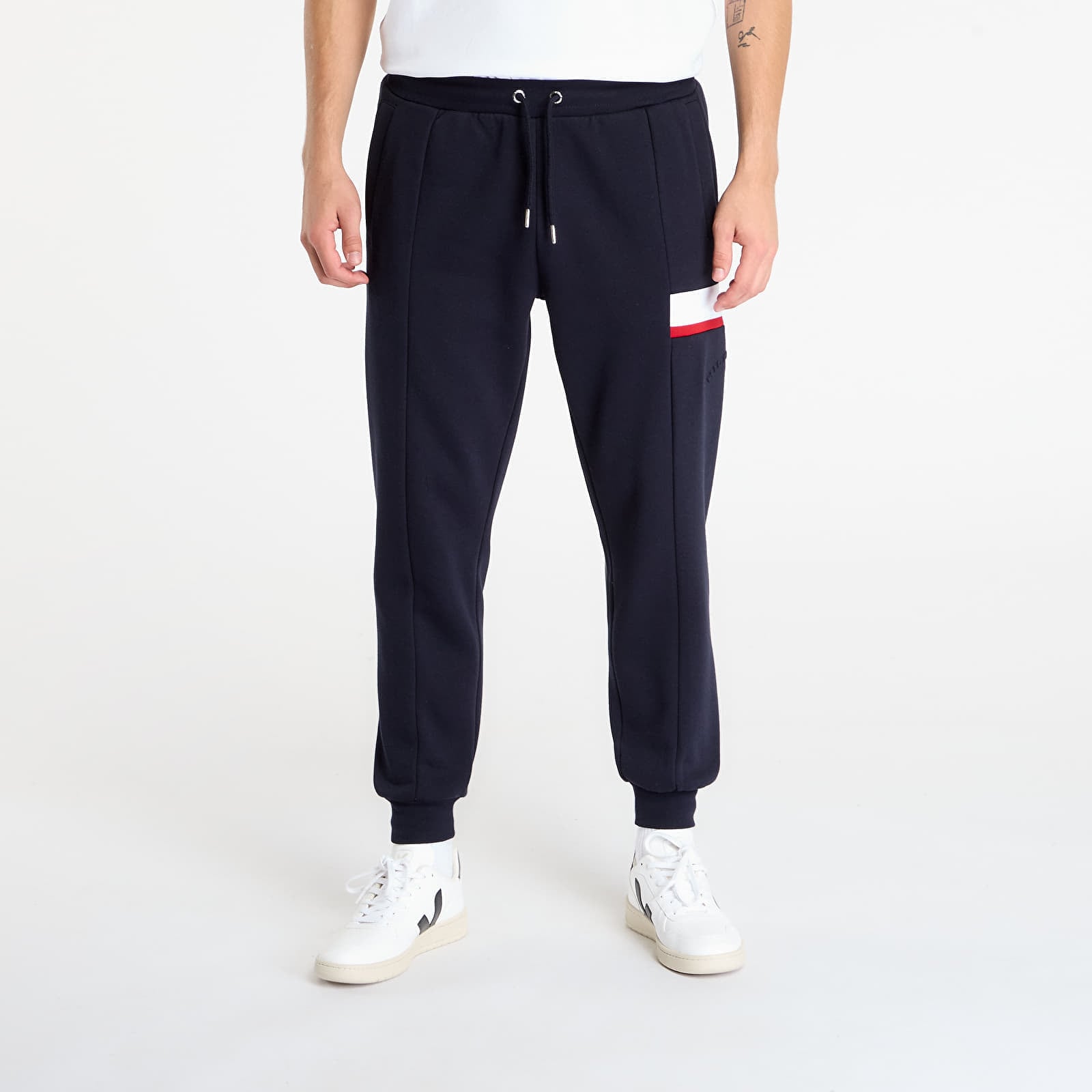 Pantaloni de trening Tommy Hilfiger Rwb Insert Sweatpants Navy XL