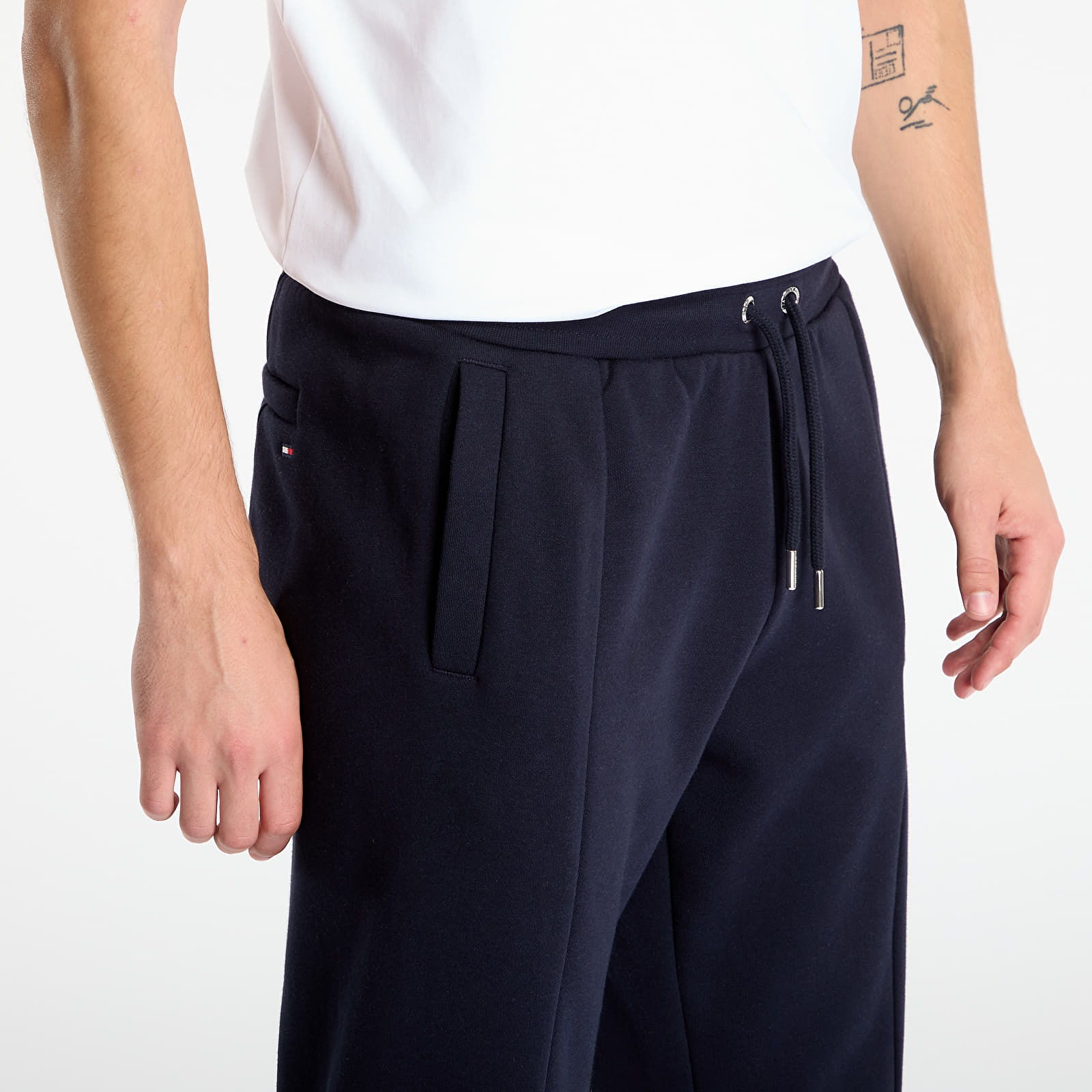 Pantaloni de trening pentru bărbați Tommy Hilfiger Rwb Insert Sweatpants Navy