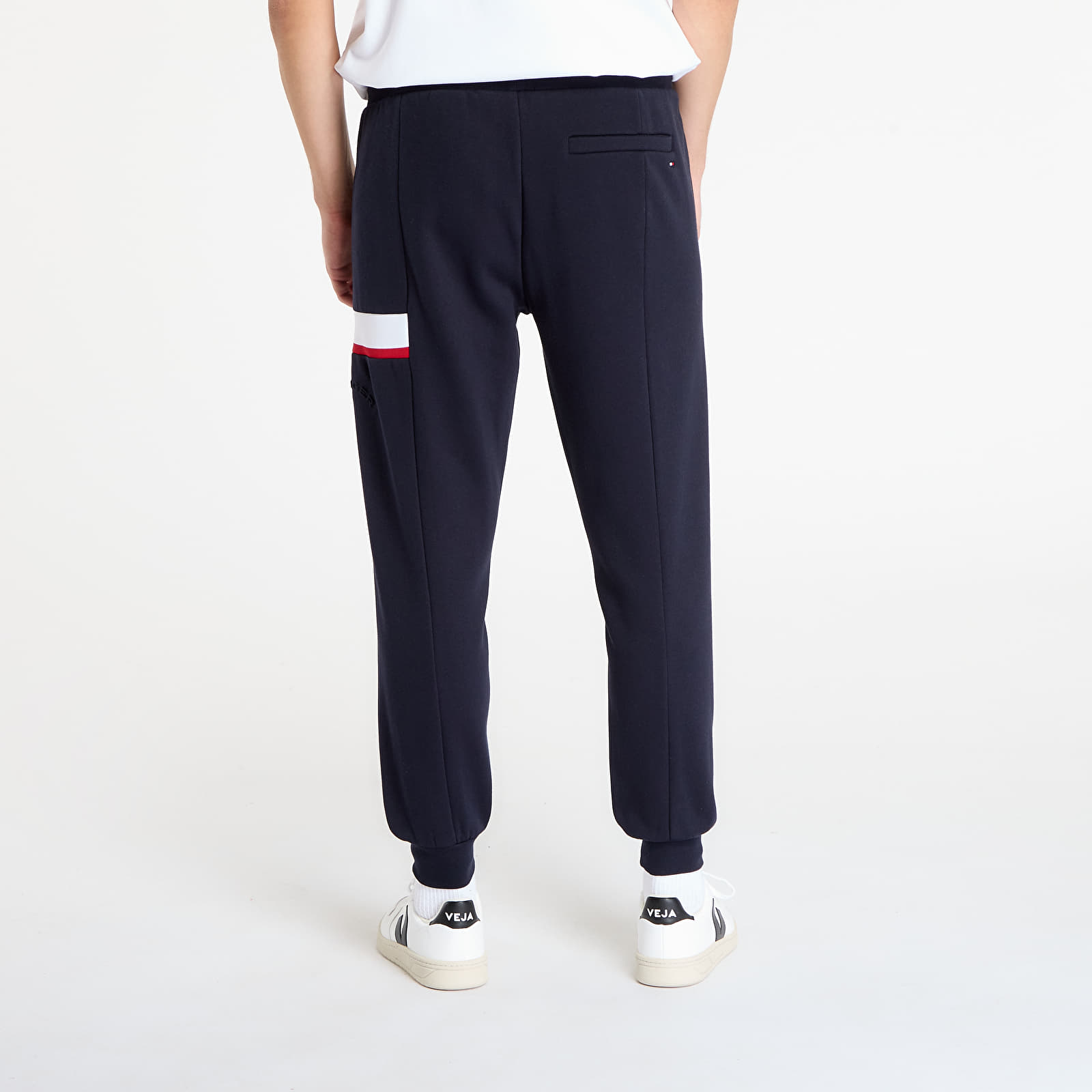 Pantaloni de trening pentru bărbați Tommy Hilfiger Rwb Insert Sweatpants Navy