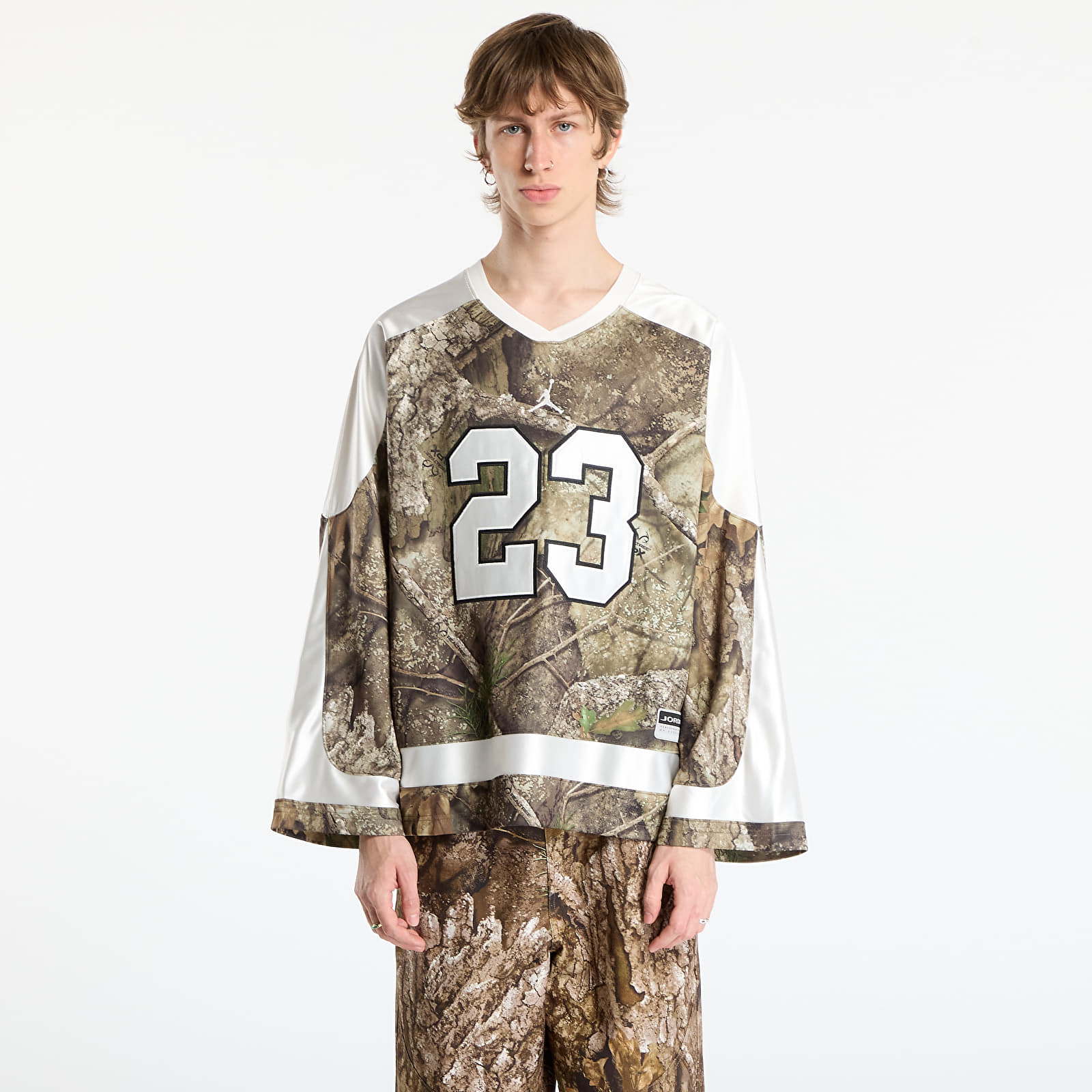 Φανελάκια Jordan Brooklyn Men's Realtree Hockey Jersey Medium Olive/ Sail/ Sail