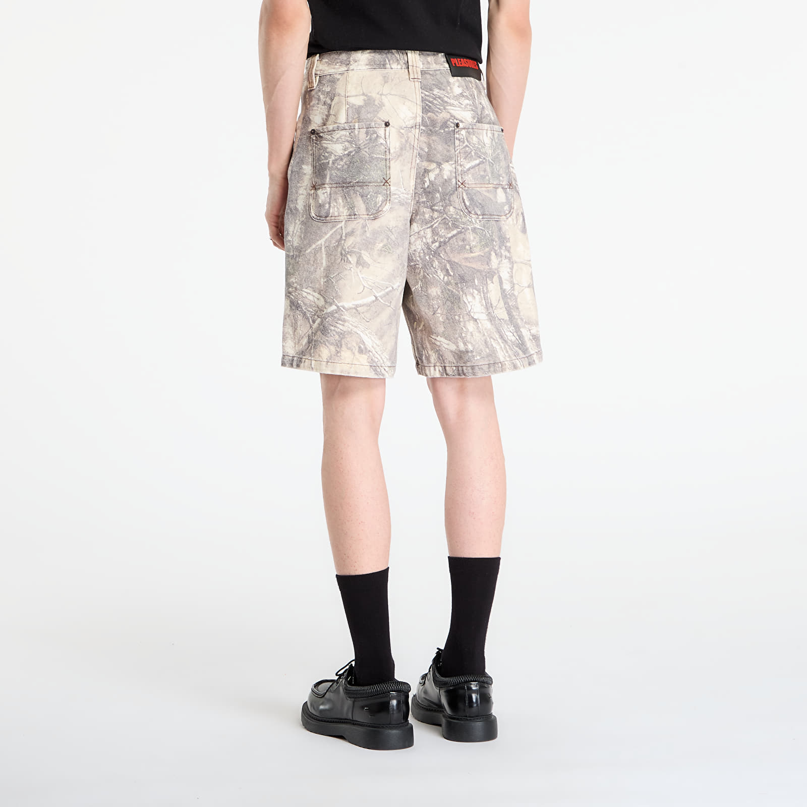 Muške kratke hlače PLEASURES Hunt Canvas Jorts Sand Camo