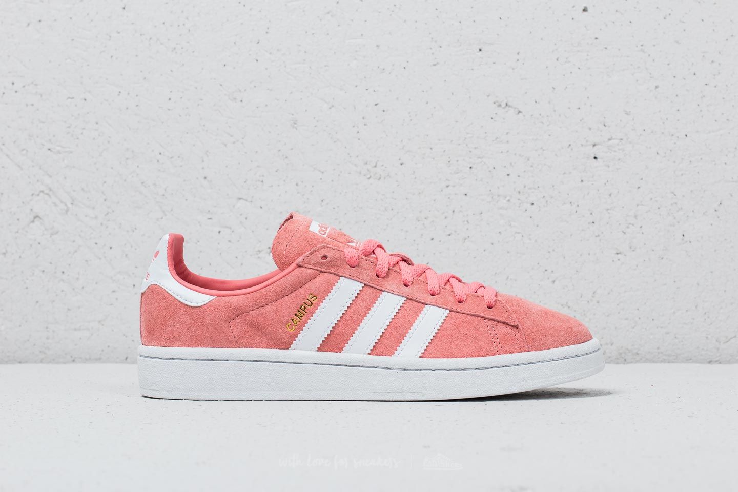 Women's shoes adidas Campus W Trace Rose/ Ftw White/ Crystal White (B41939)  | Footshop
