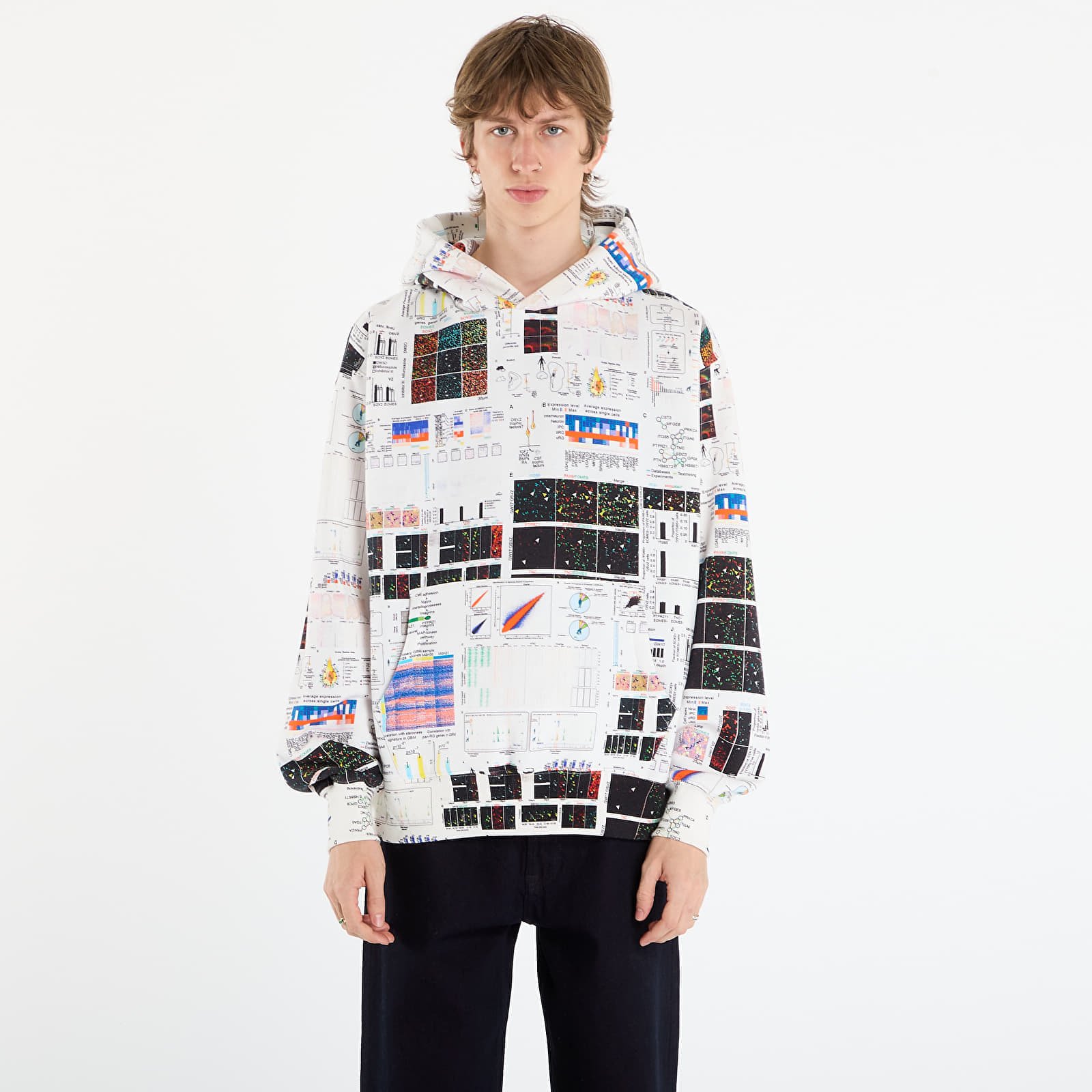 Sweatshirt PLEASURES Textbook Hoodie Multi M