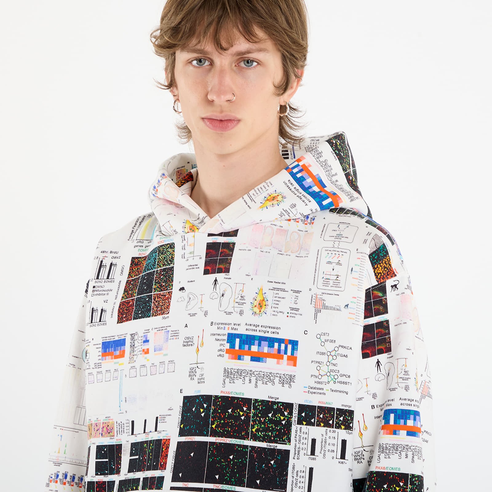 Hettegensere og sweatshirts PLEASURES Textbook Hoodie Multi