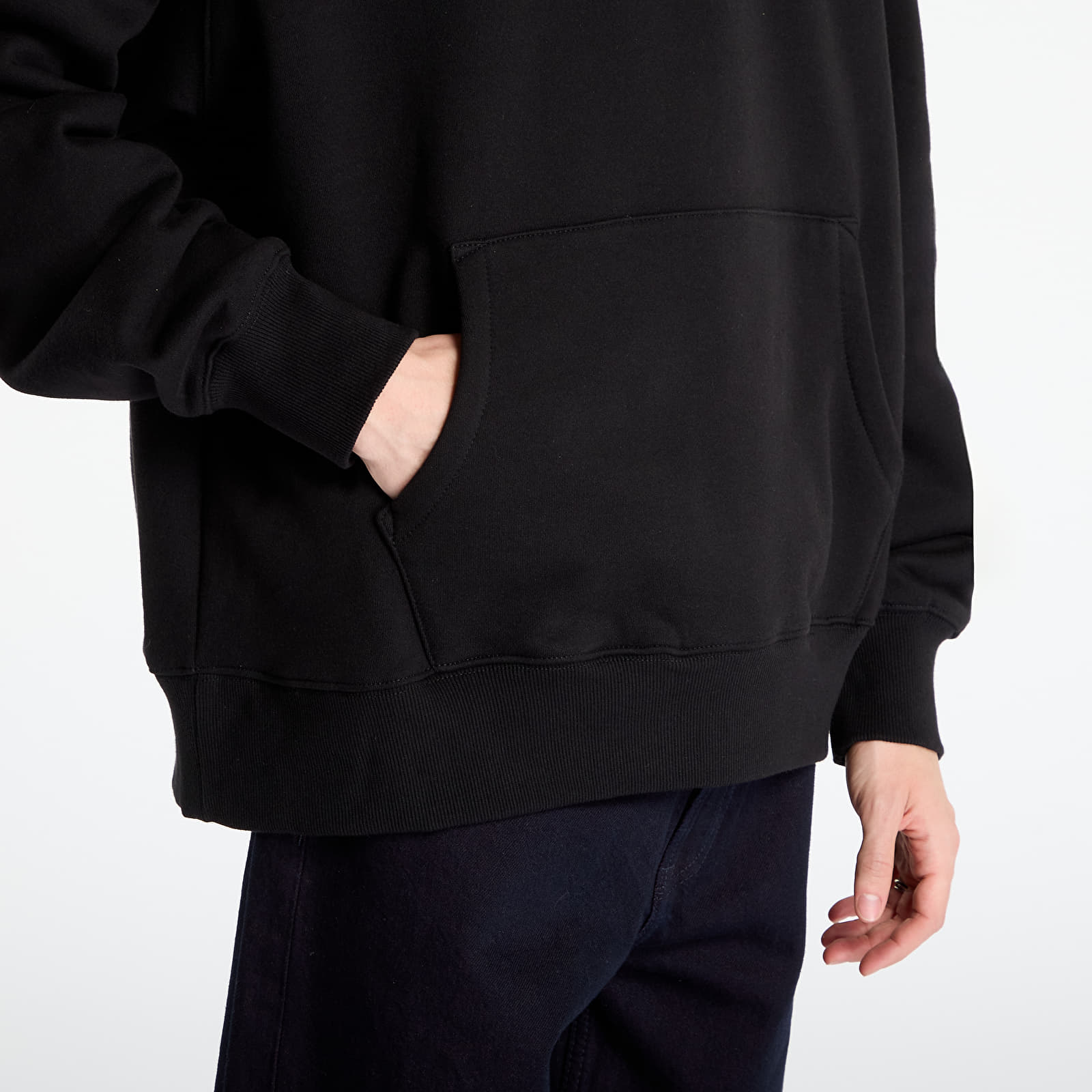 Felpe con cappuccio uomo PLEASURES Workman Hoodie Black