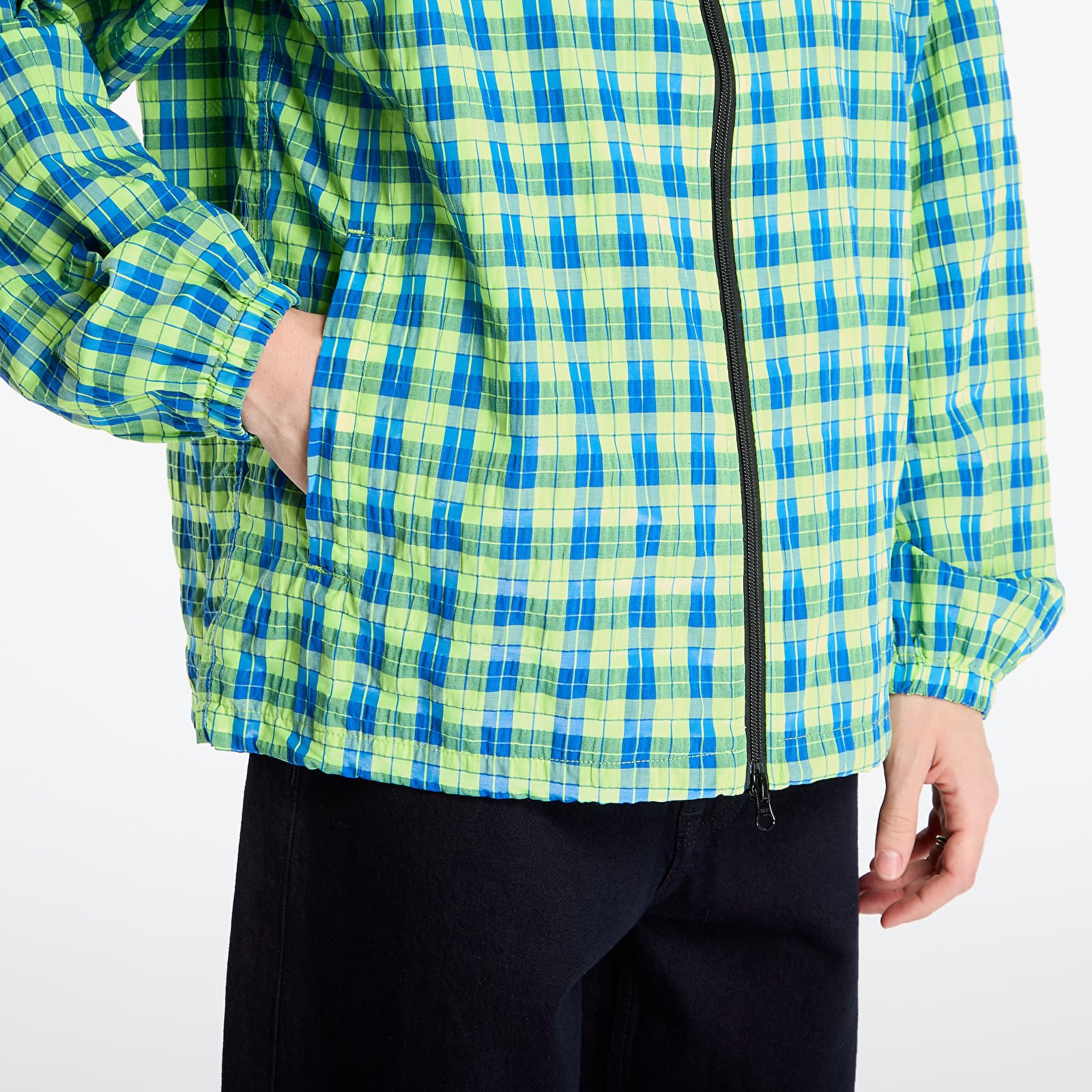 Jakker for menn PLEASURES Practice Hooded Jacket Neon