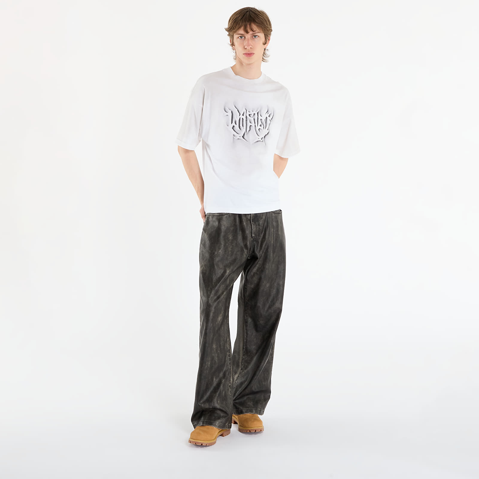 T-skjorter Wasted Paris M Sword Boxy Faded White