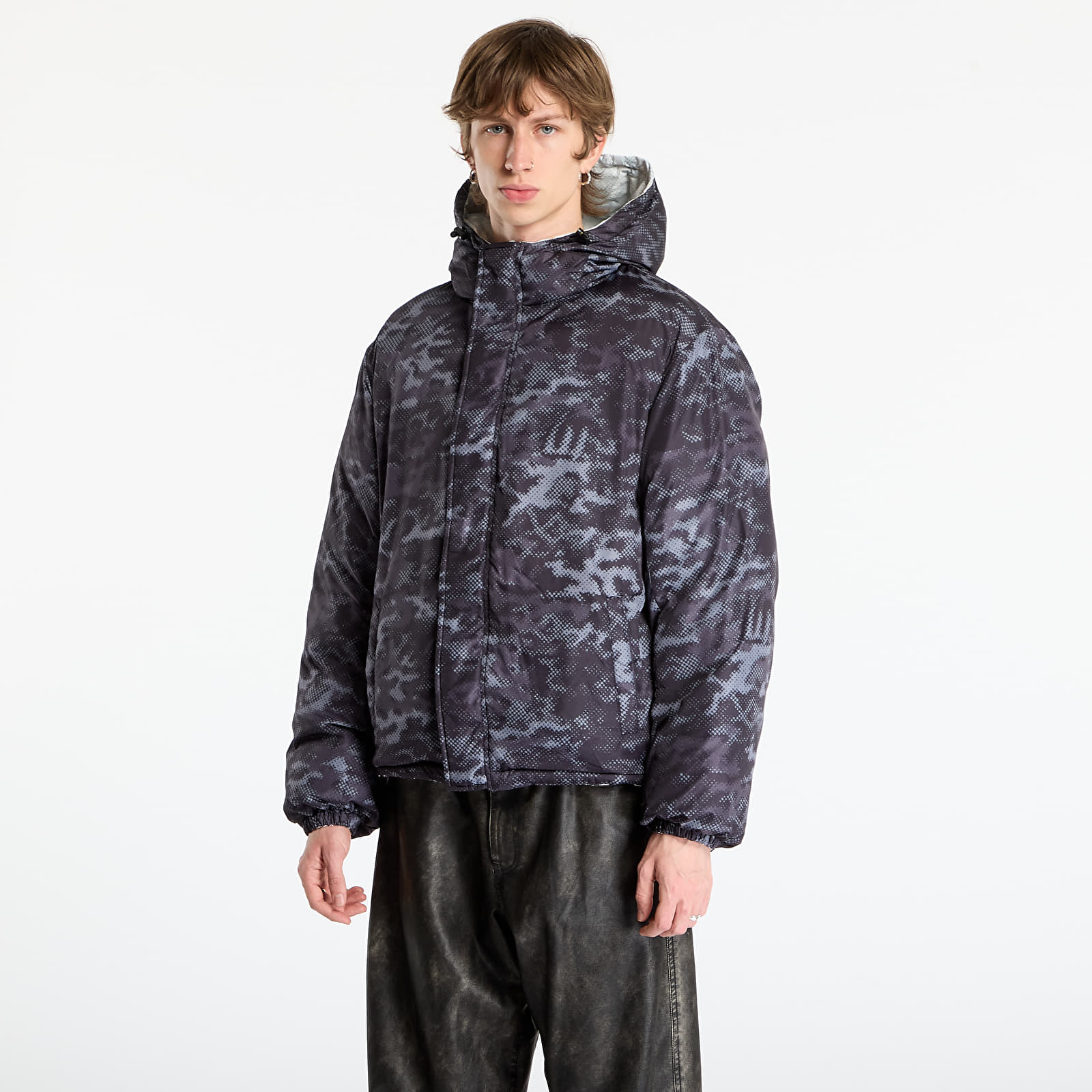 Jakker Wasted Paris M Digicamo Reversible Puffer Camo White/ Black