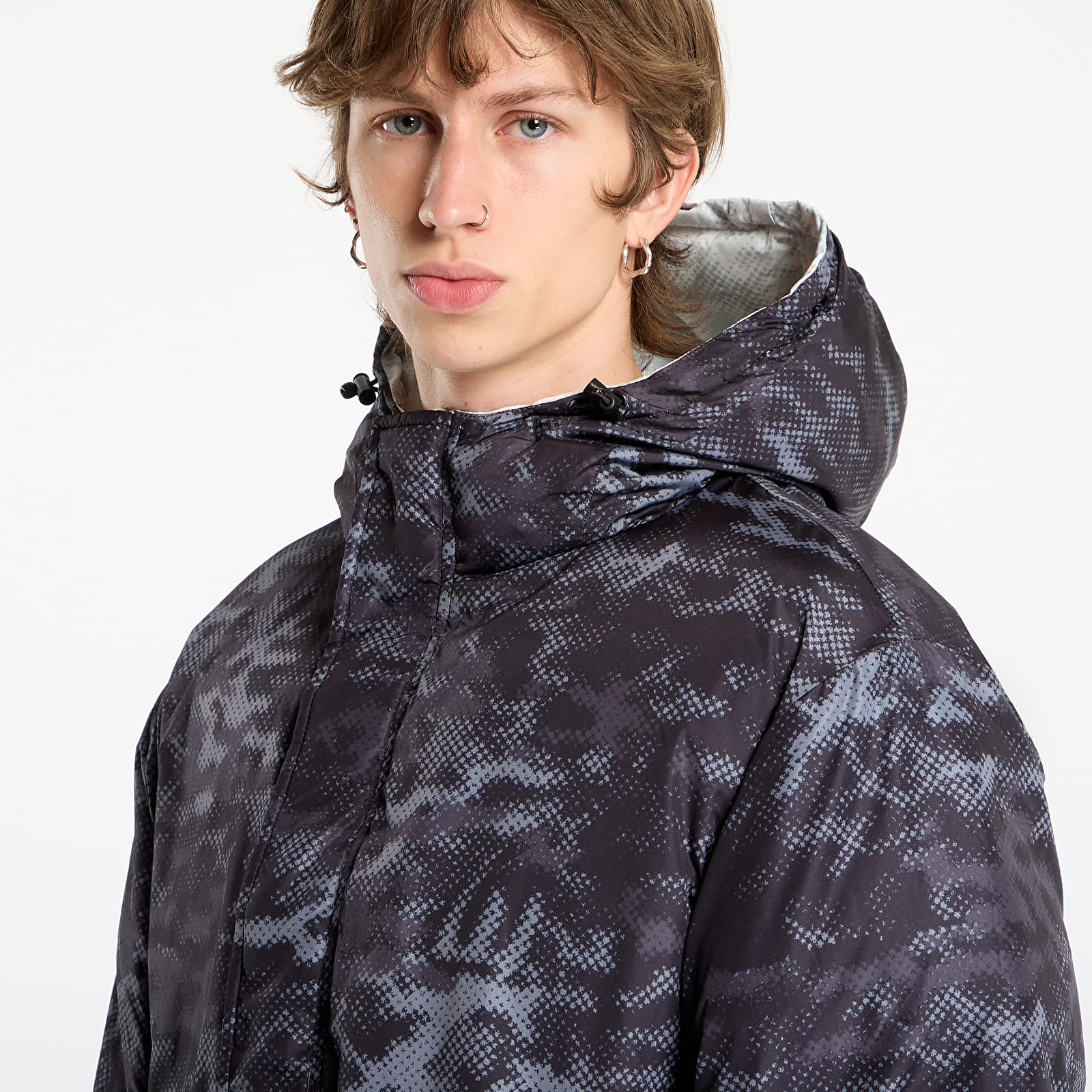 Jakker Wasted Paris M Digicamo Reversible Puffer Camo White/ Black