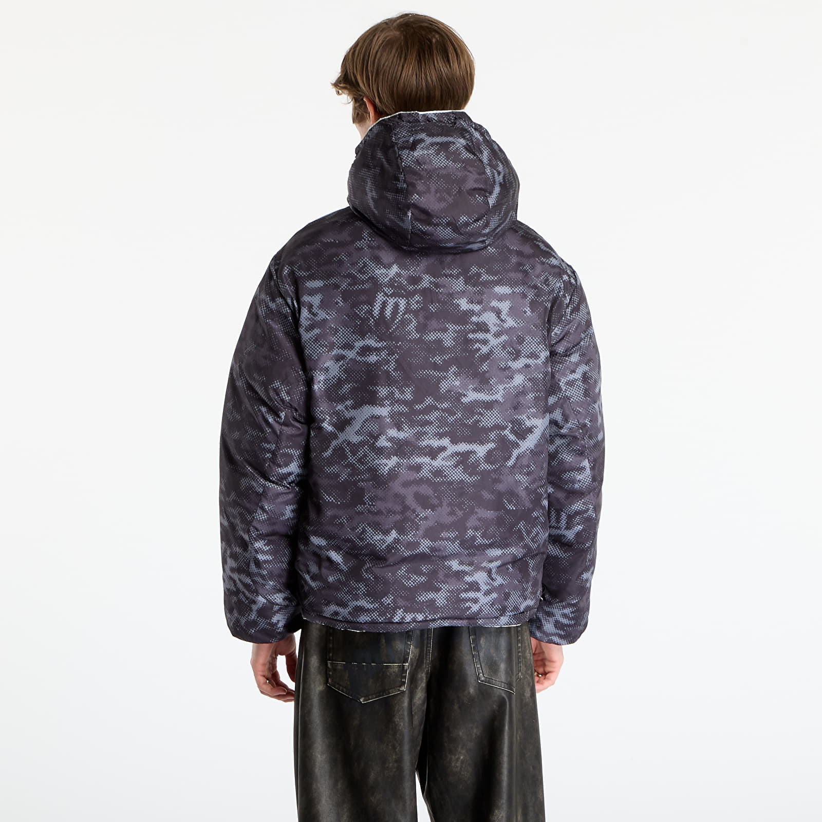 Jakker Wasted Paris M Digicamo Reversible Puffer Camo White/ Black