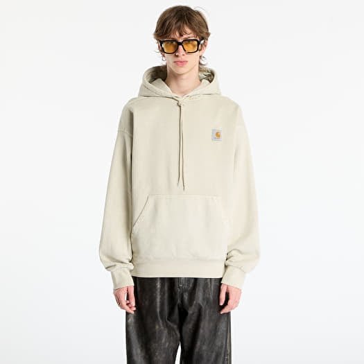 Sweatshirt Carhartt WIP Hooded Vista Sweat UNISEX  Fleur De Sel Garment Dyed
