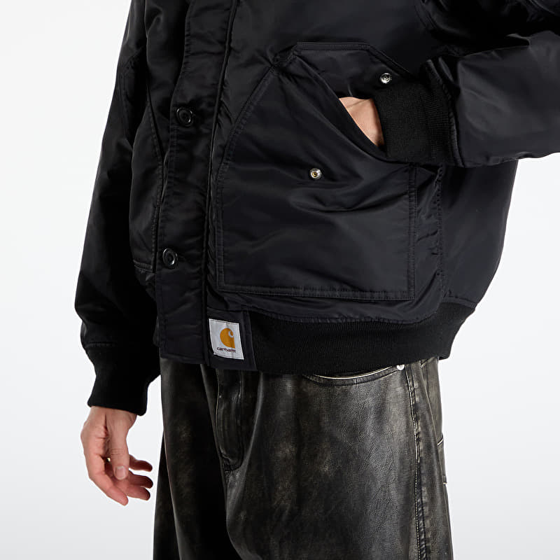 Jackets Carhartt WIP Hd Oltera Bomber UNISEX Black/ Black (I035309
