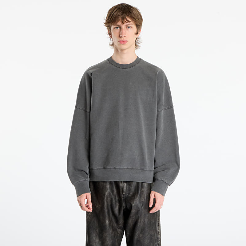Sweatshirt Carhartt WIP RGGD Sweat UNISEX Black Garment Dyed