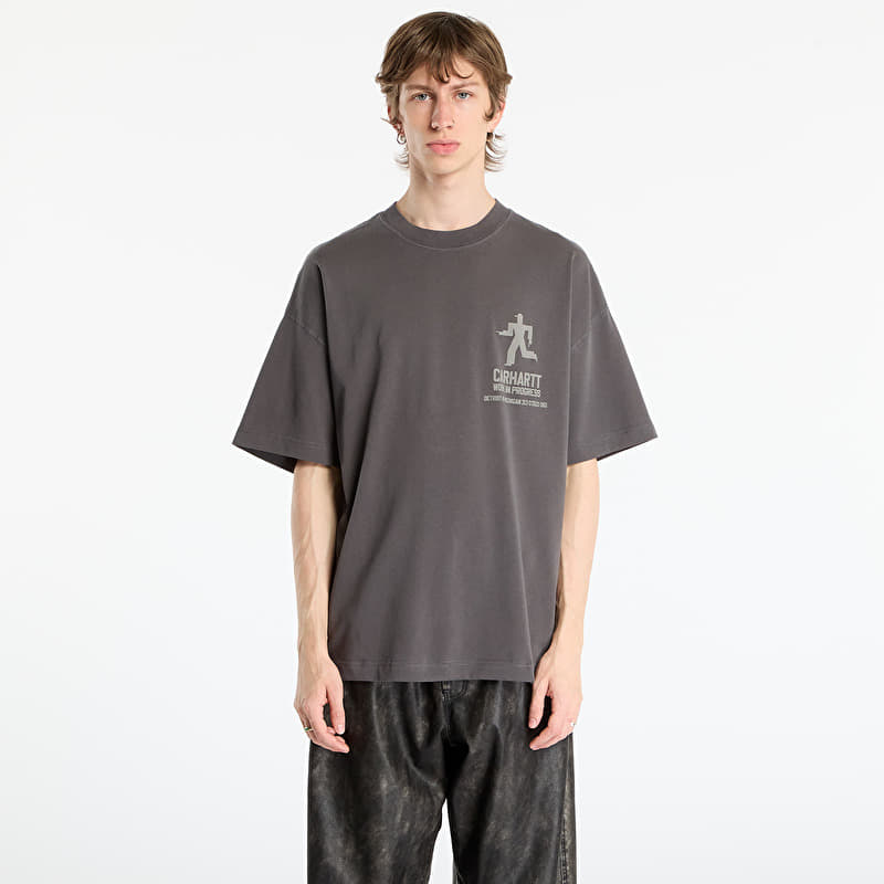 T-shirt Carhartt WIP S/S Distance T-Shirt UNISEX Graphite Stone Dyed