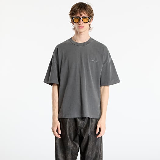 T-Shirt Carhartt WIP S/S Benton T-Shirt UNISEX Graphite Garment Dyed
