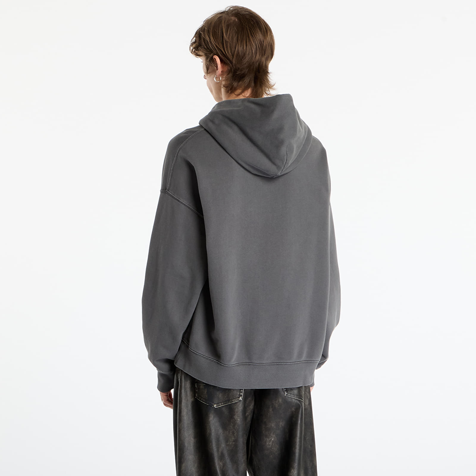Sweatjacken und Sweatshirts Carhartt WIP Hooded Benton Sweat UNISEX Graphite Garment Dyed