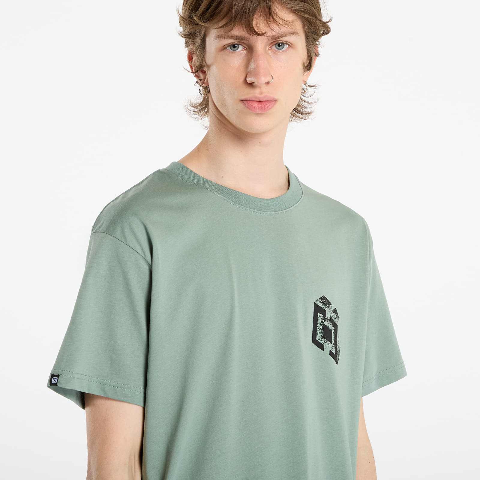 Футболки Horsefeathers Blocks T-Shirt Iceberg Green