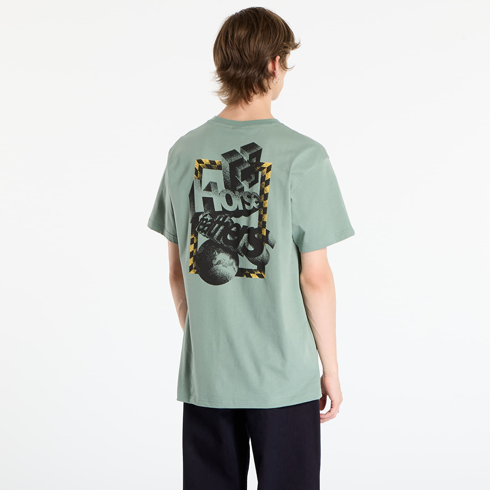 Футболки Horsefeathers Blocks T-Shirt Iceberg Green