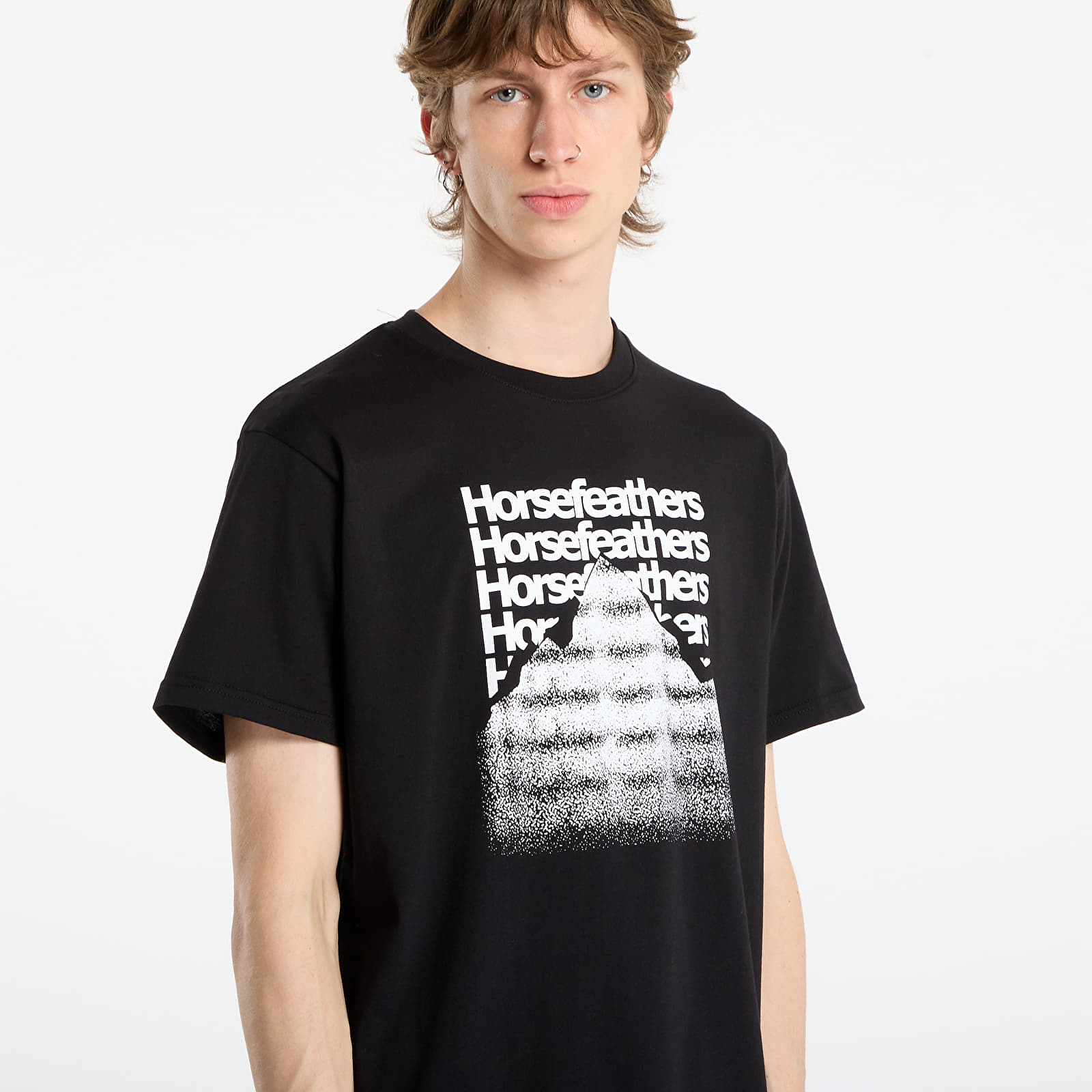 T-skjorter Horsefeathers Focus T-Shirt Black