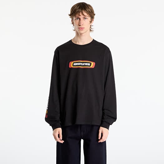 Тениска Horsefeathers Raceway Ls T-Shirt Black