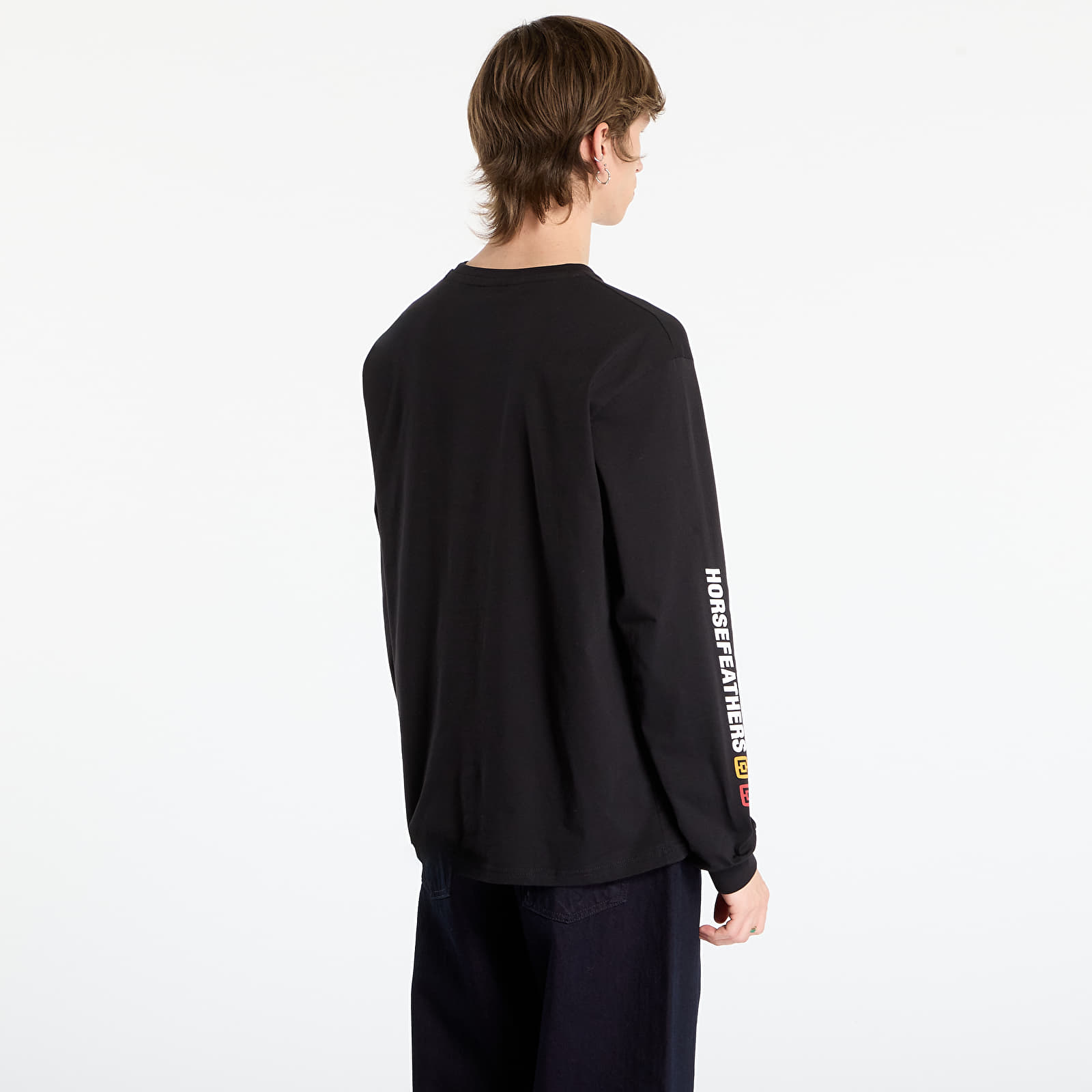 T-shirts Horsefeathers Raceway Ls T-Shirt Black