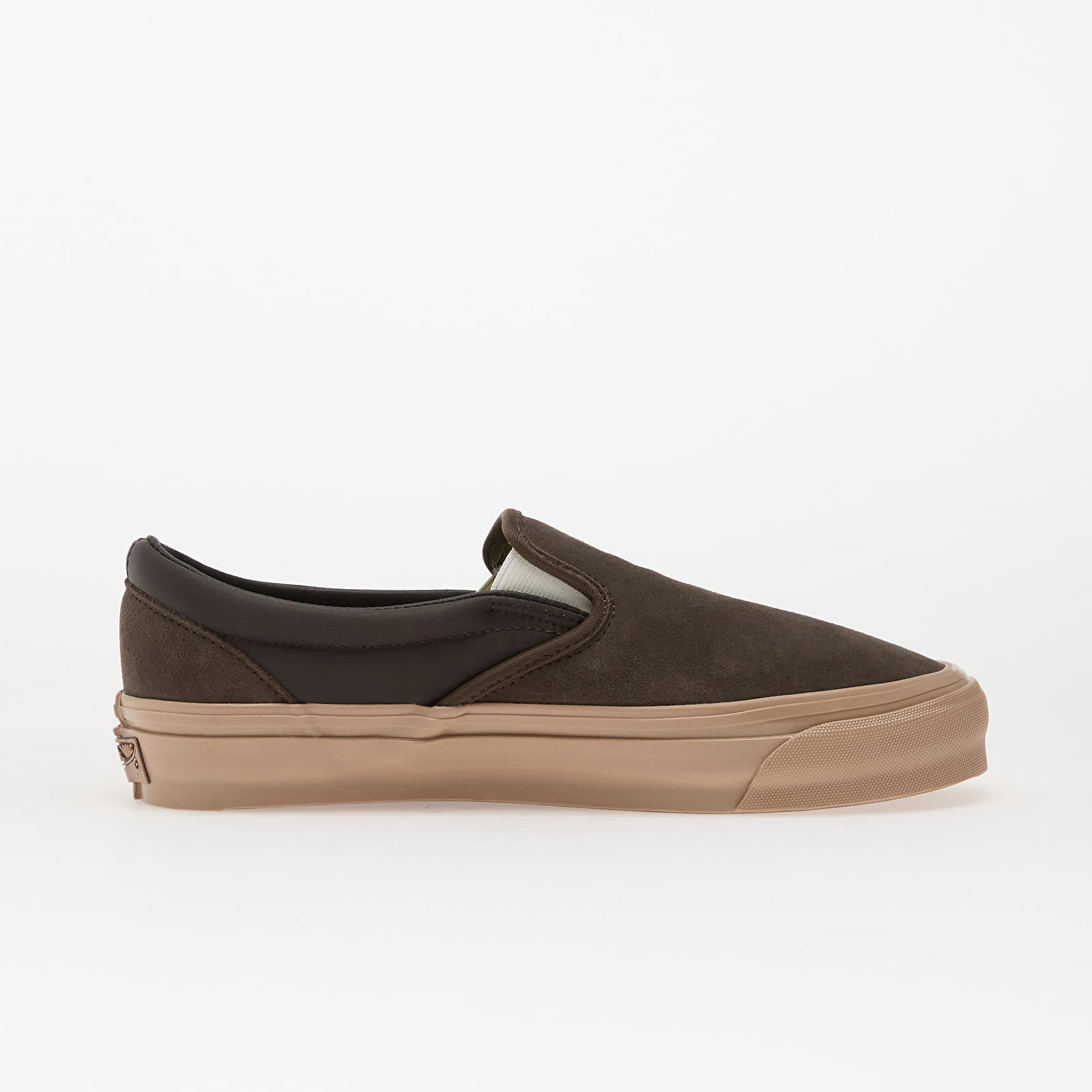 Ανδρικά παπούτσια Vans LX Classic Slip-On 98 Suede Clean Brown