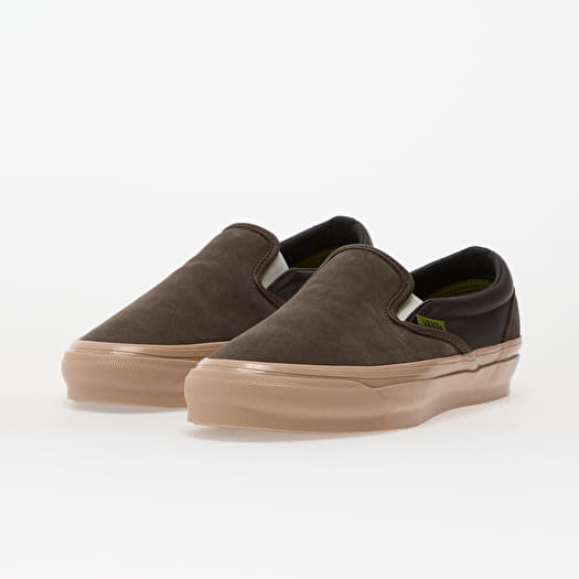 Vans LX Classic Slip-On 98 Suede Clean Brown | Footshop