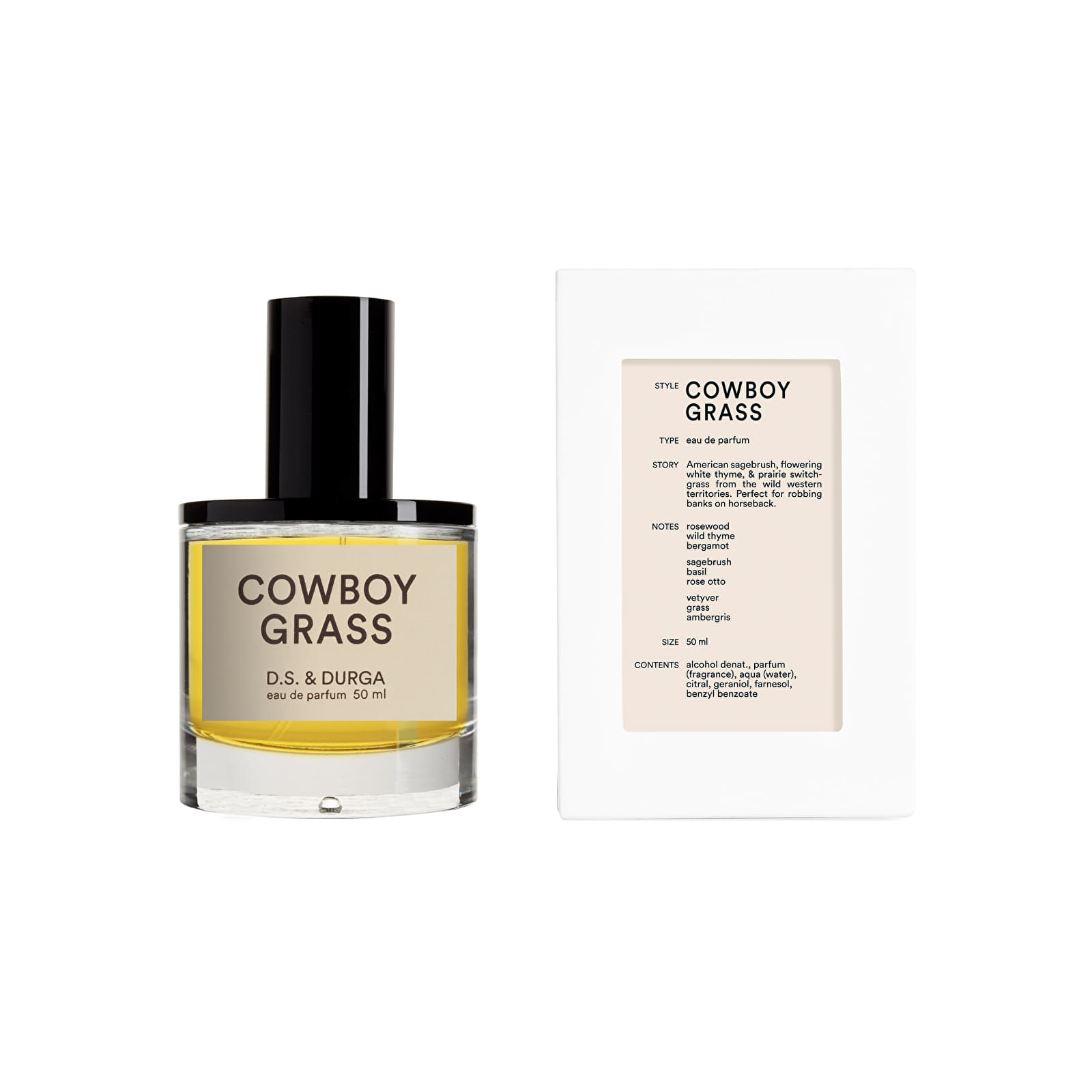 Moški parfumi DS & Durga Cowboy Grass 50ml Eau de Parfum