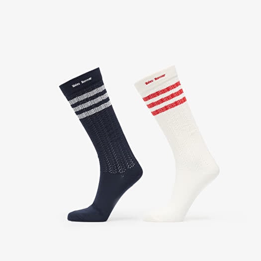 Ponožky adidas x Wales Bonner Crochet Hi Sock 2-Pack Chalk White