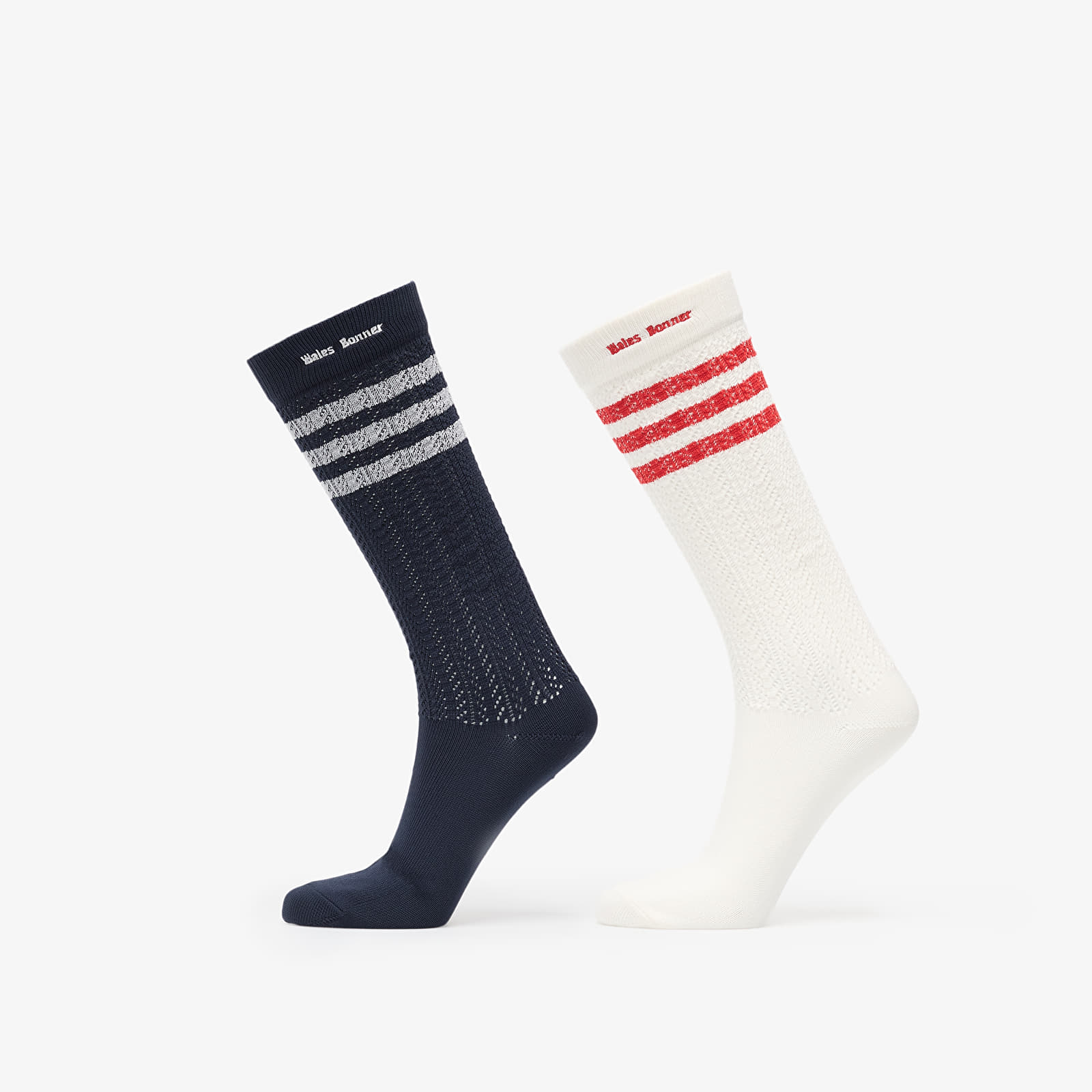Socks adidas x Wales Bonner Crochet Hi Sock 2-Pack Chalk White