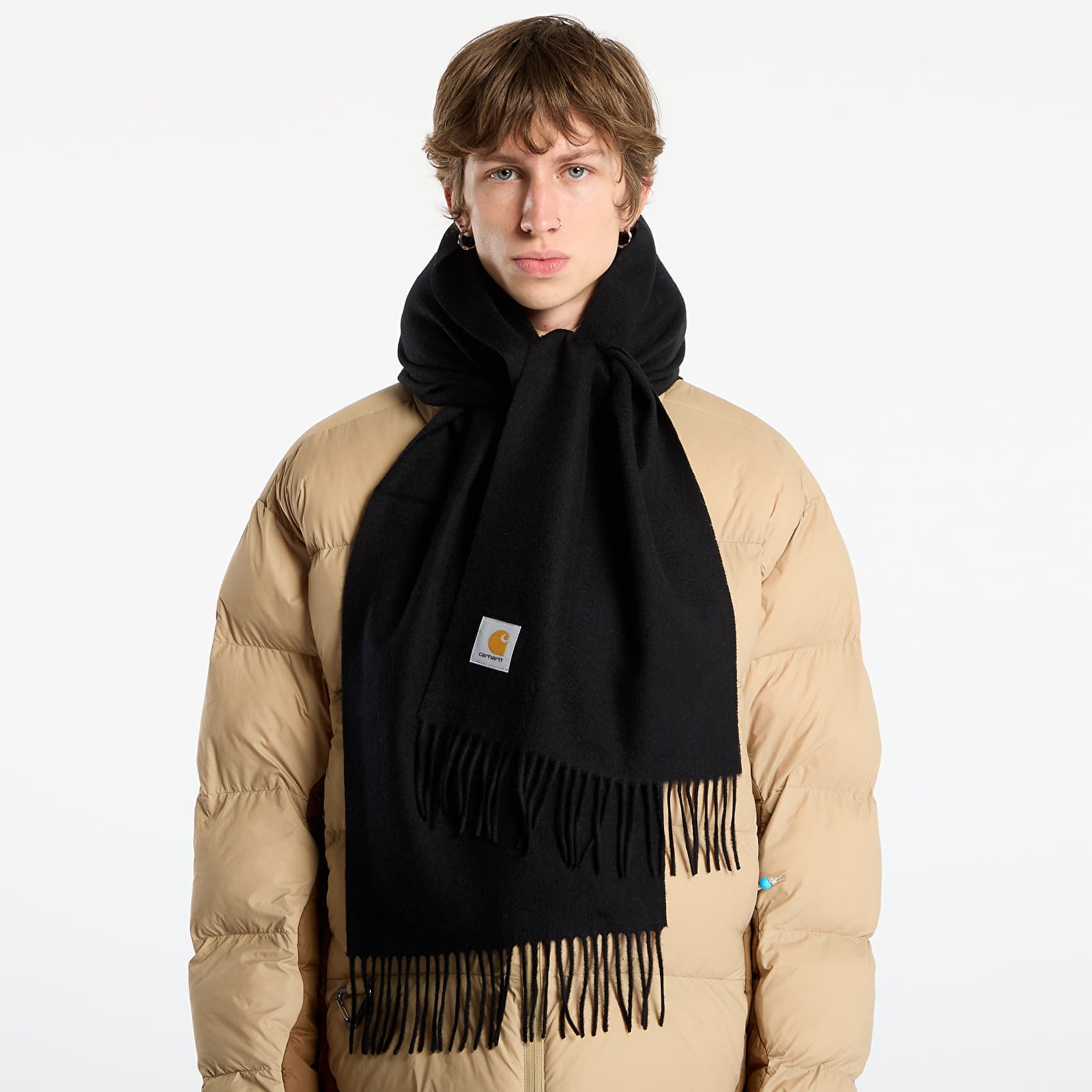 Eșarfă Carhartt WIP Clan Scarf Black Universal