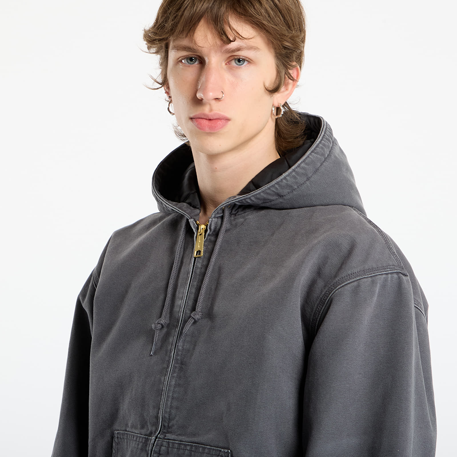 Μπουφάν Carhartt WIP OG Active Jacket Graphite Stone Canvas