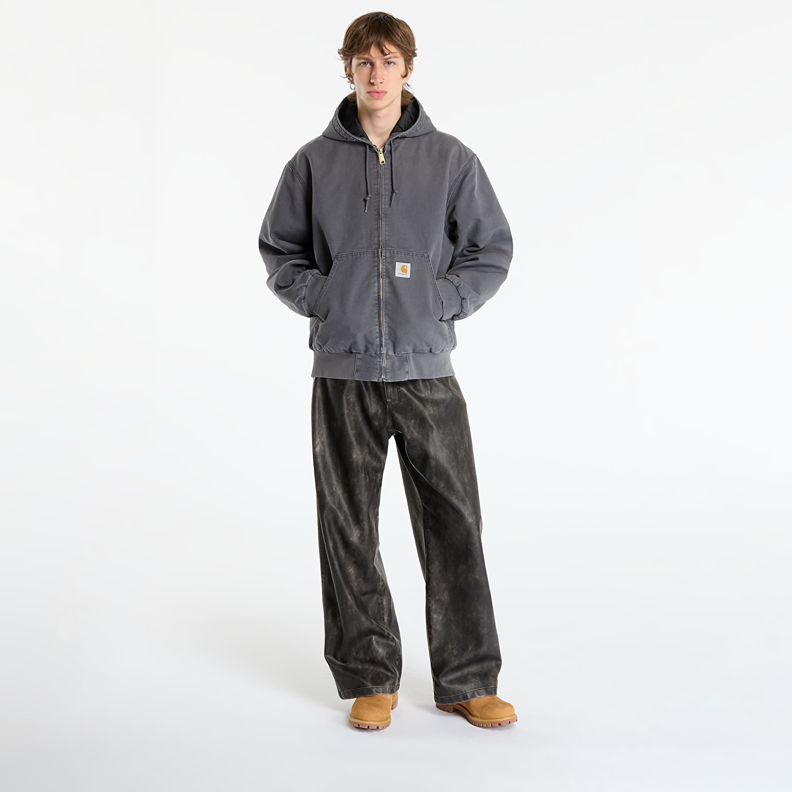 Μπουφάν Carhartt WIP OG Active Jacket Graphite Stone Canvas