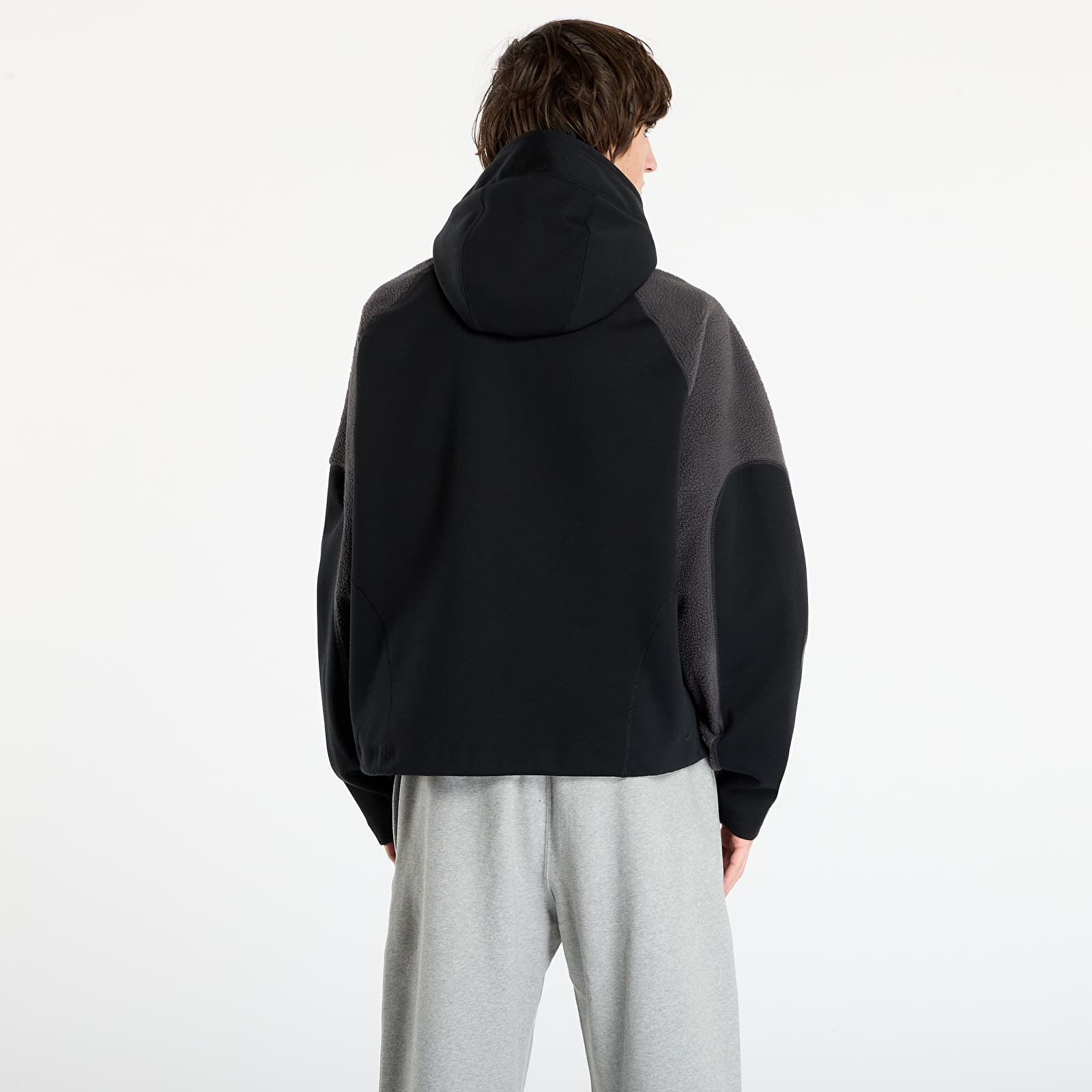 Miesten hupparit Nike Tech Boreas Men's Oversized Hoodie Black/ Anthracite/ Black