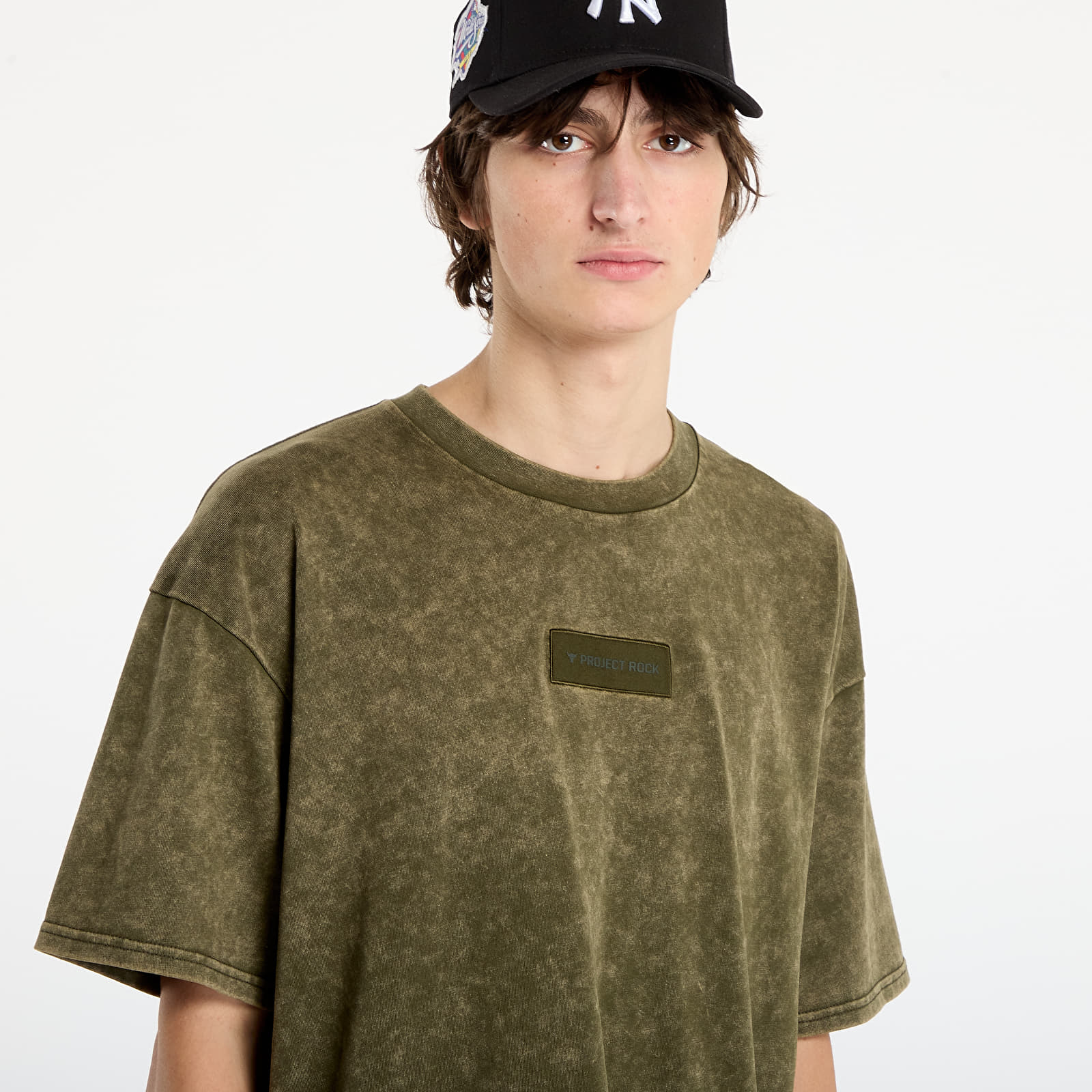 Miesten T-paidat Under Armour Project Rock Hwt OS T Expedition Green