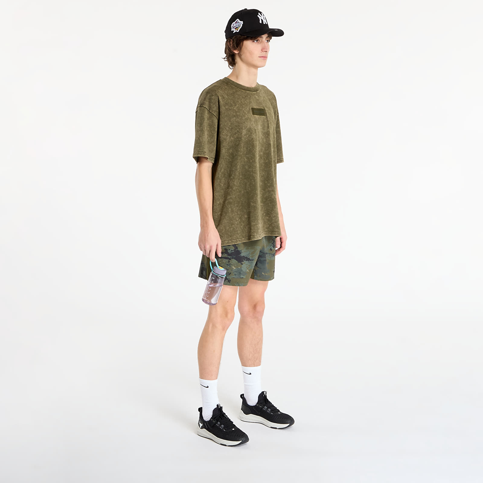 Miesten T-paidat Under Armour Project Rock Hwt OS T Expedition Green