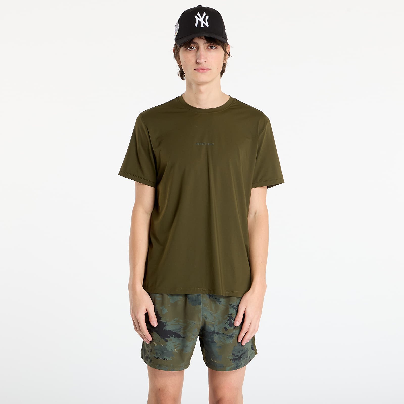 Miesten T-paidat Under Armour Project Rock Iso Chill SS Expedition Green